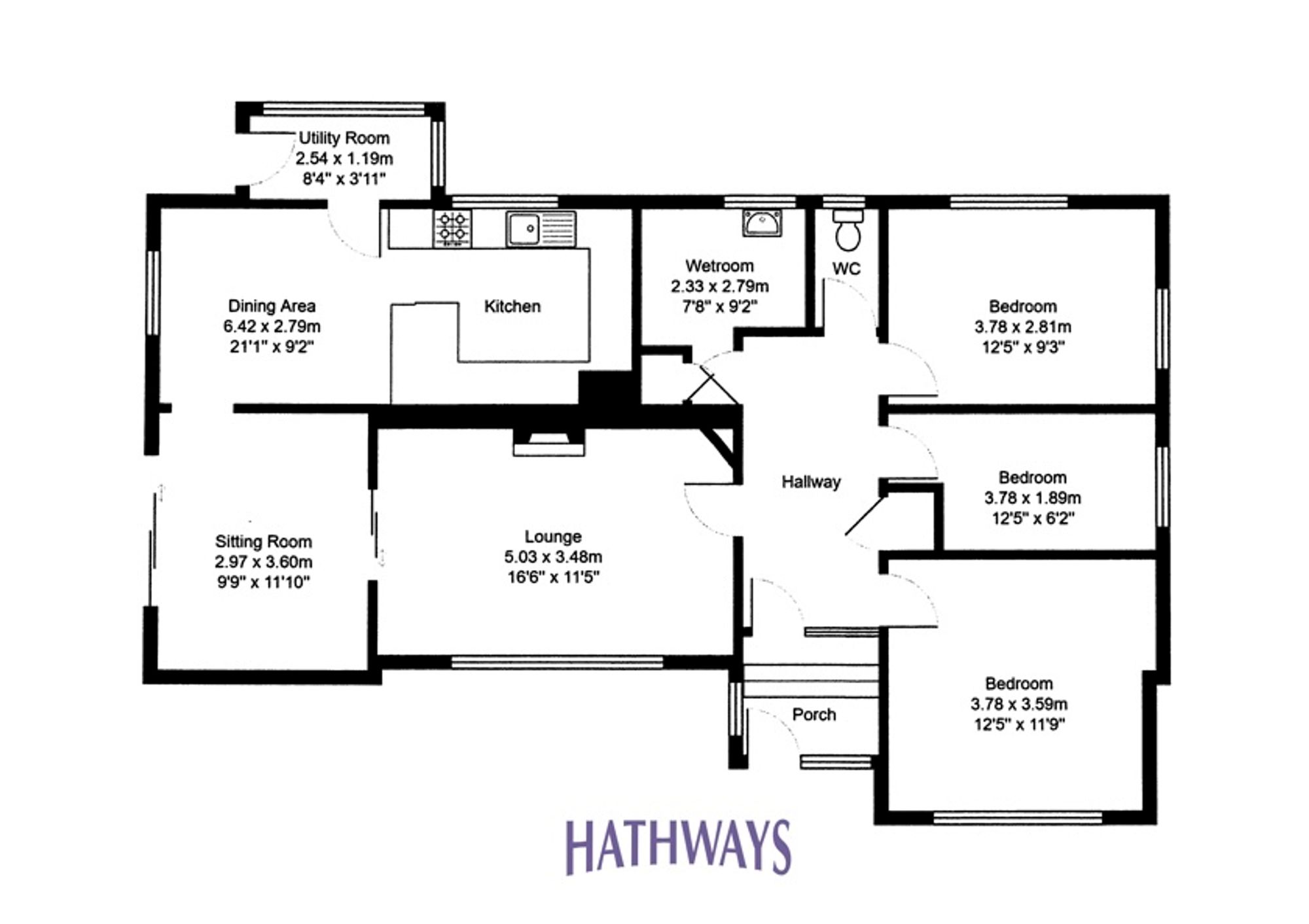 3 bed detached house for sale in Ashford Close North, Cwmbran - Property Floorplan