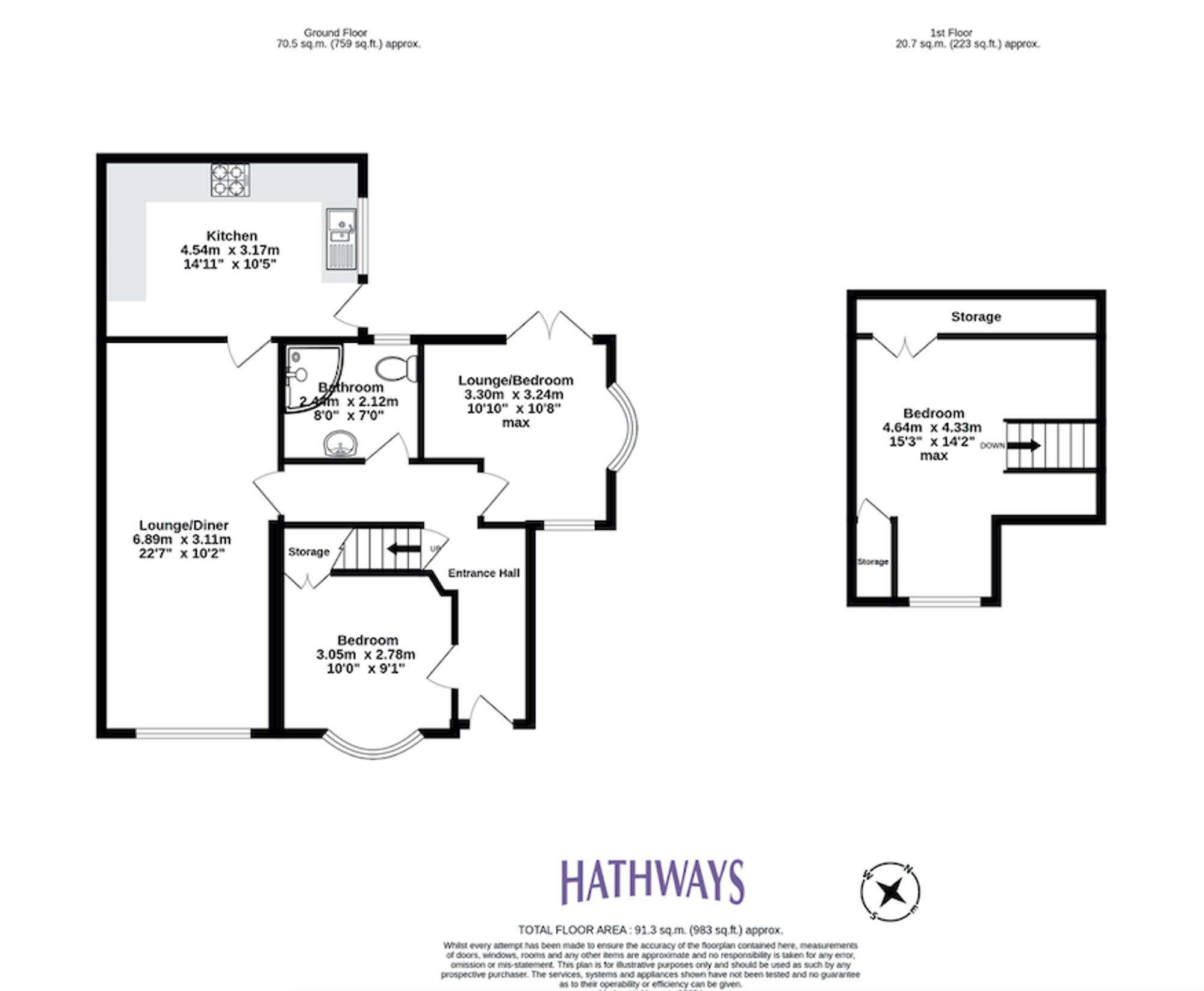 3 bed for sale in Hand Farm Road, Pontypool - Property Floorplan