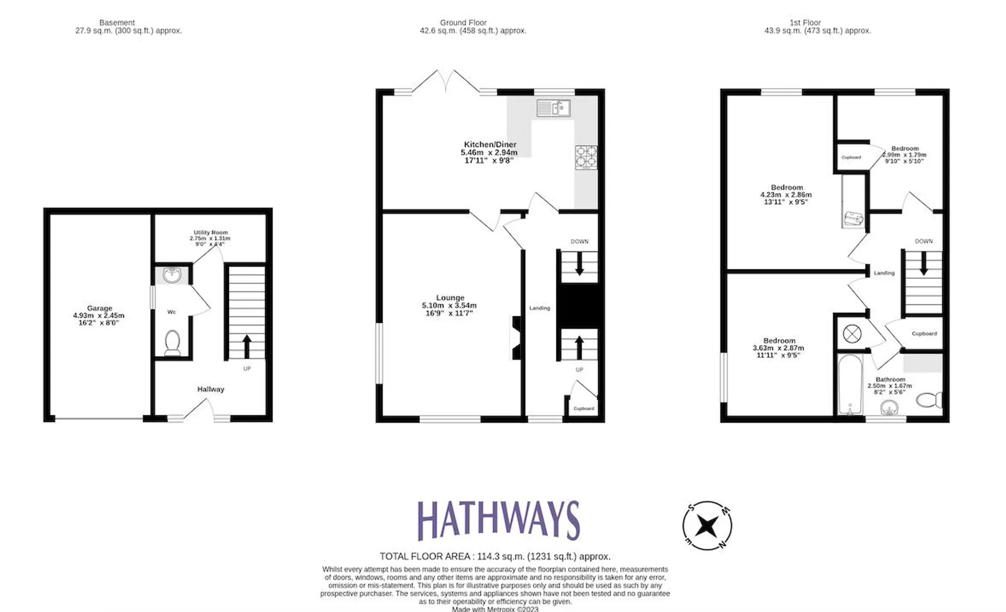 3 bed terraced house for sale in Cae Yr Ebol, Cwmbran - Property Floorplan