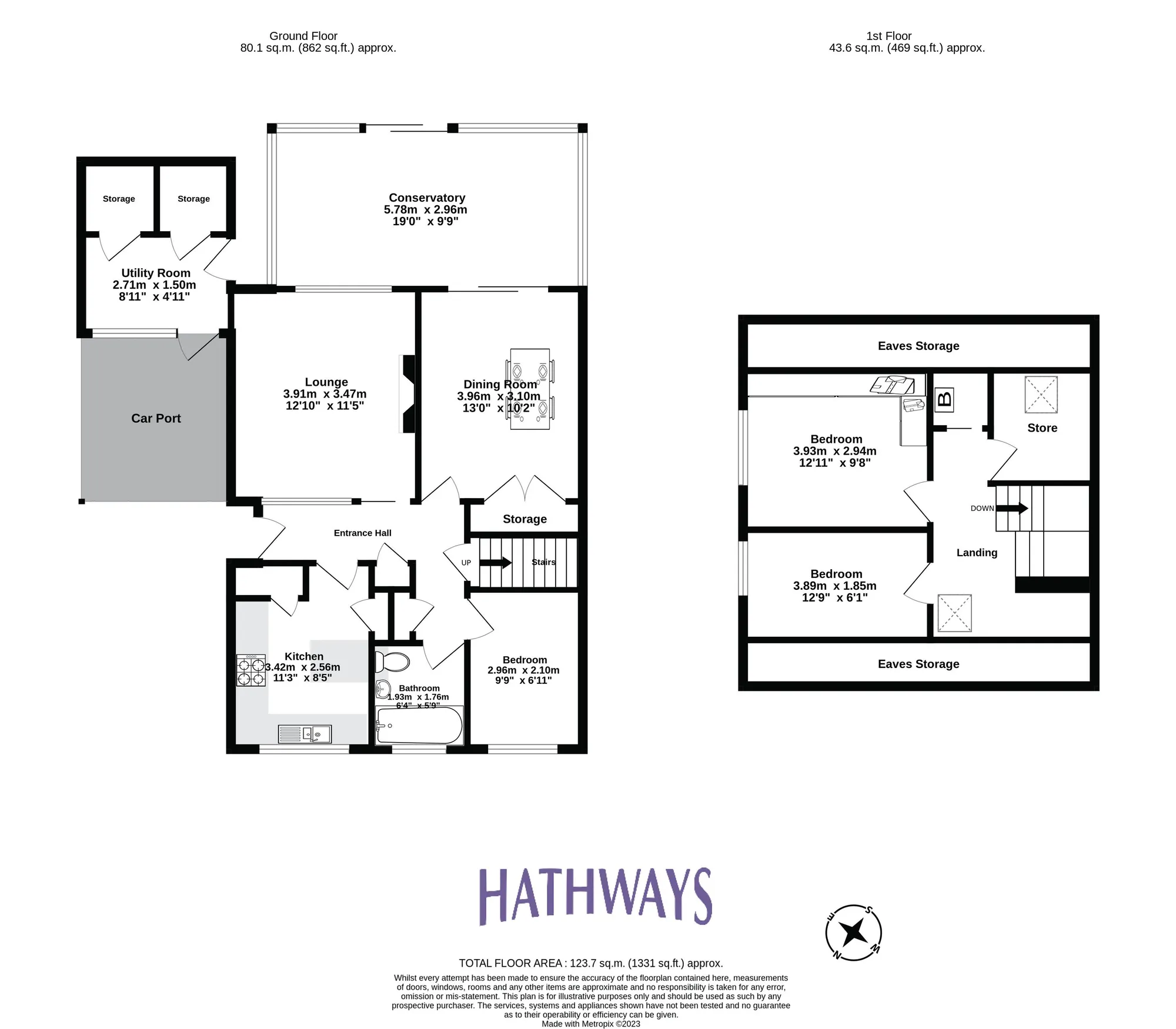 3 bed semi-detached house for sale in Anthony Drive, Newport - Property Floorplan
