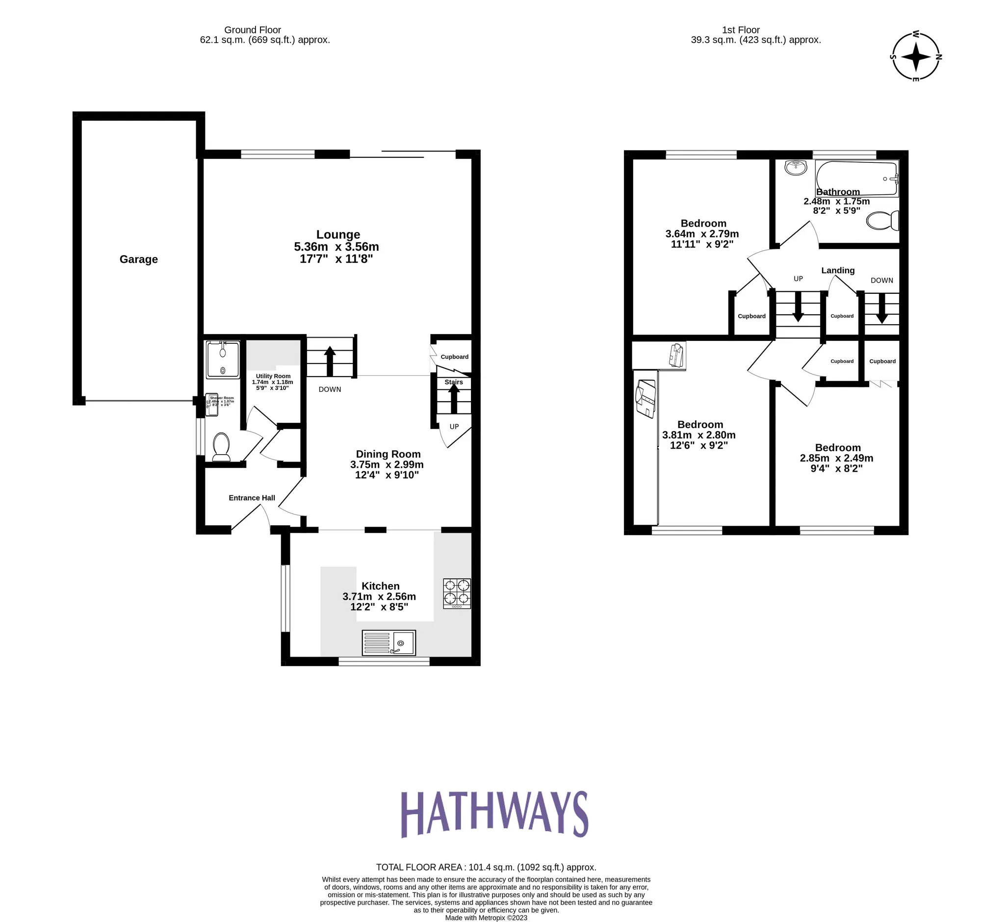 3 bed detached house for sale in Marlborough Road, Cwmbran - Property Floorplan
