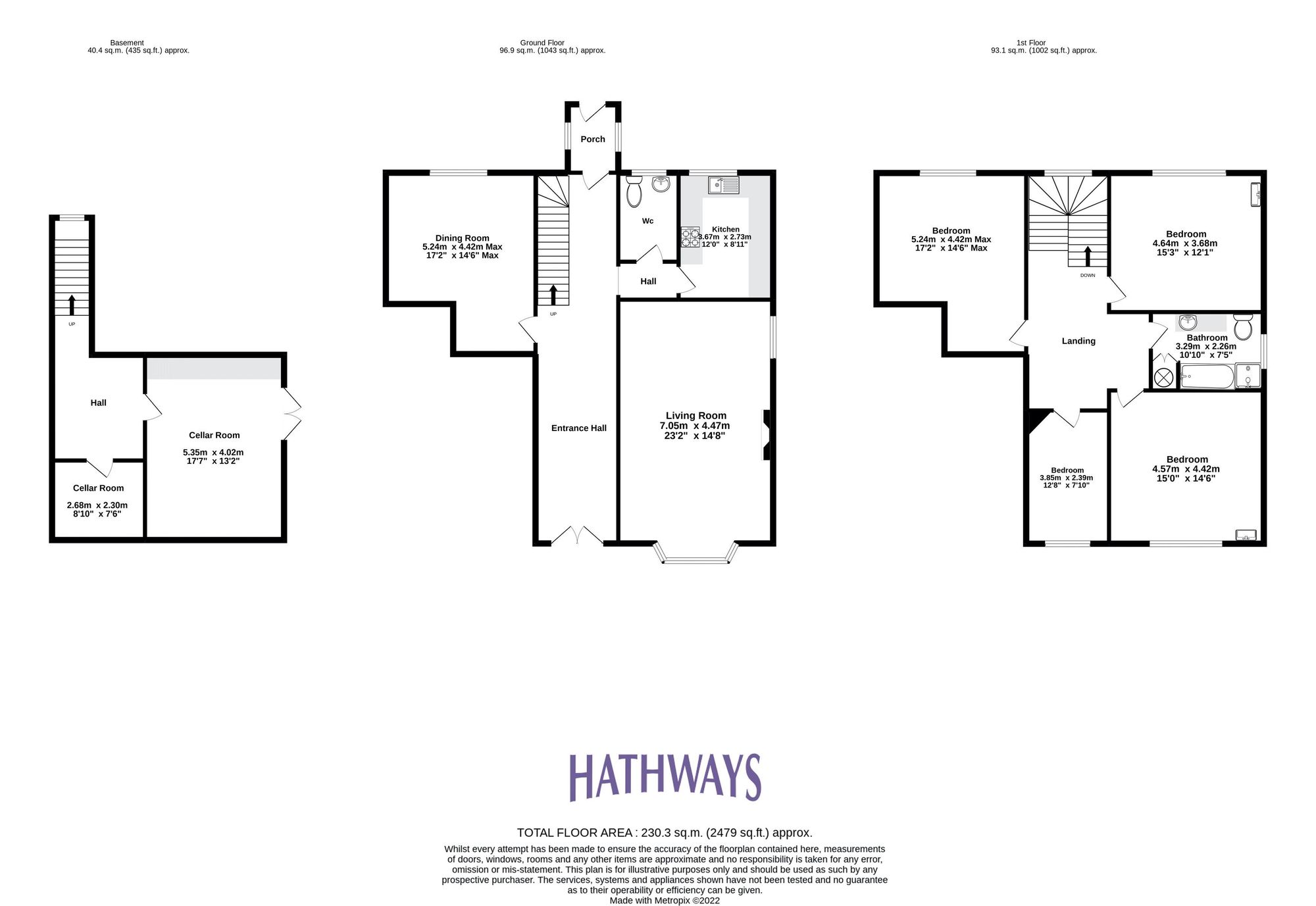 4 bed semi-detached house for sale in Mill Street, Newport - Property Floorplan