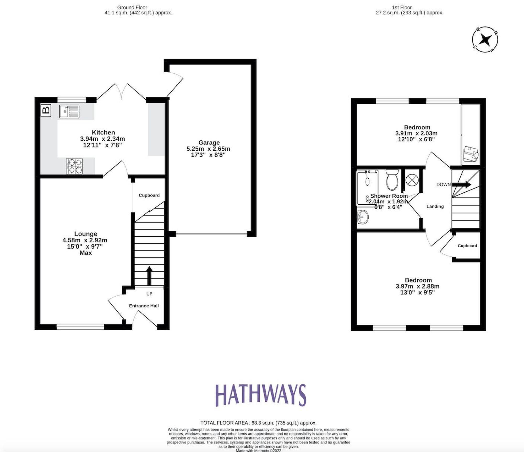 2 bed end of terrace house for sale in Pant Gwyn Close, Cwmbran - Property Floorplan