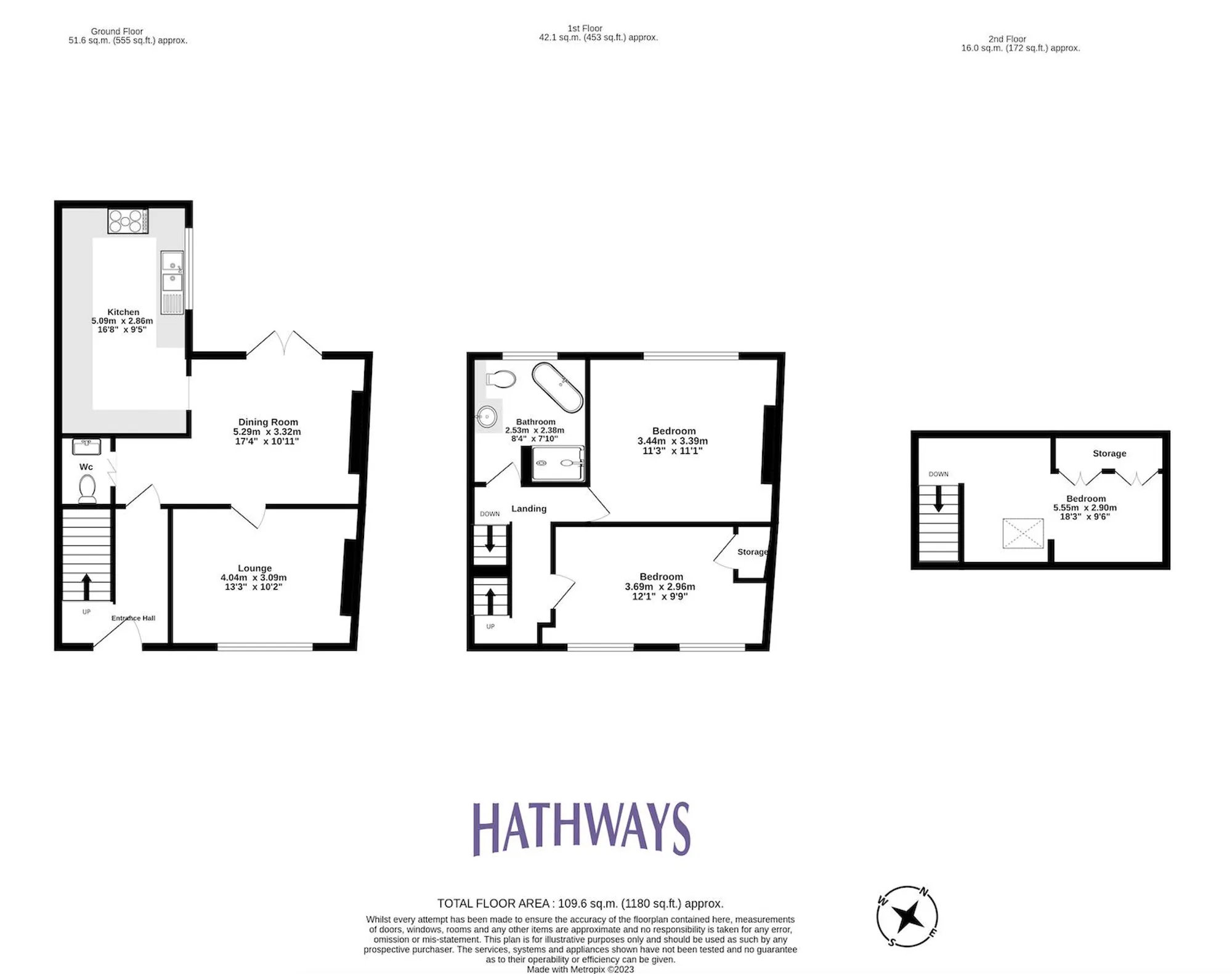 2 bed terraced house for sale in Club Road, Pontypool - Property Floorplan