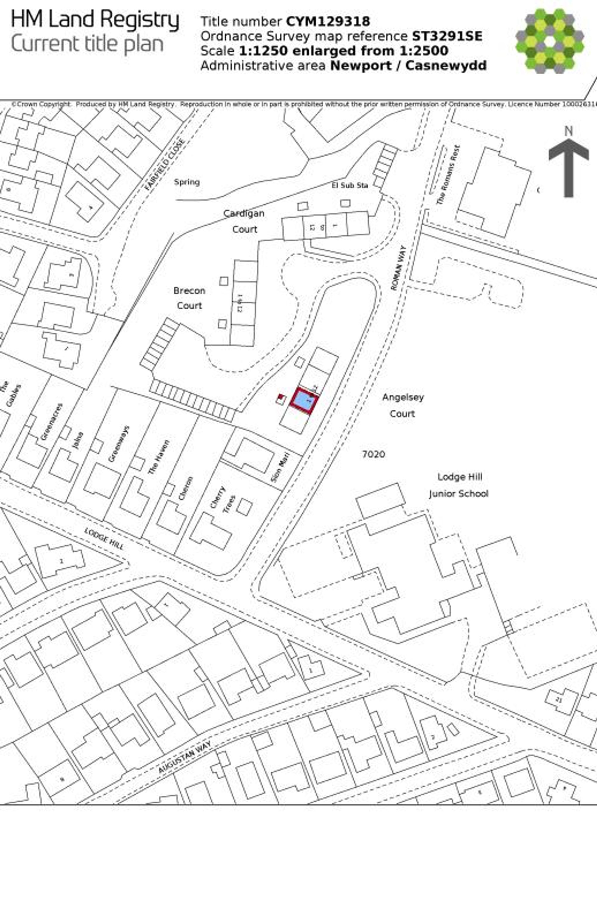 2 bed flat to rent in Anglesey Court, Newport - Property Floorplan