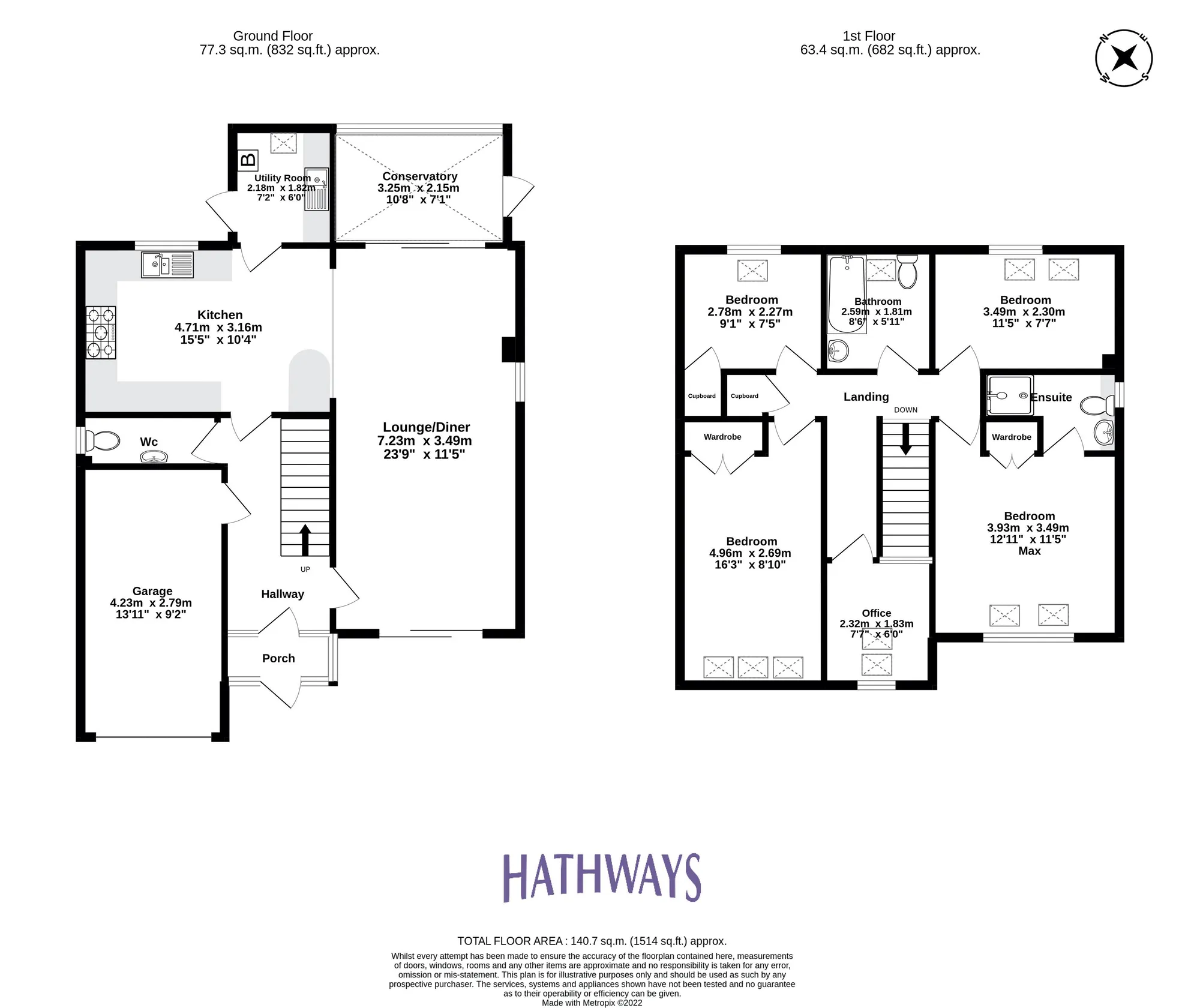4 bed detached house for sale in Five Locks Close, Cwmbran - Property Floorplan