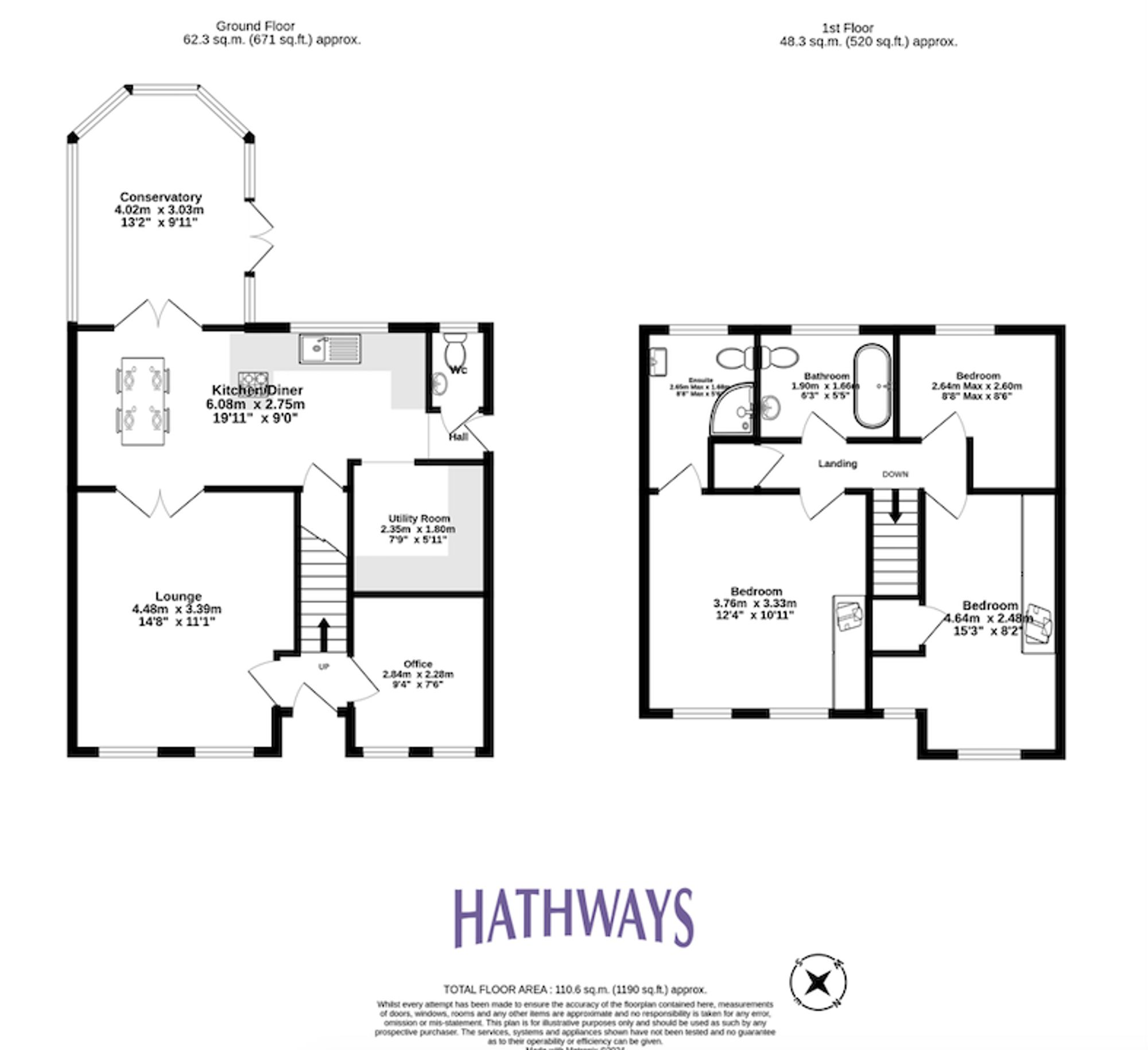 3 bed detached house for sale in Clipper Close, Newport - Property Floorplan