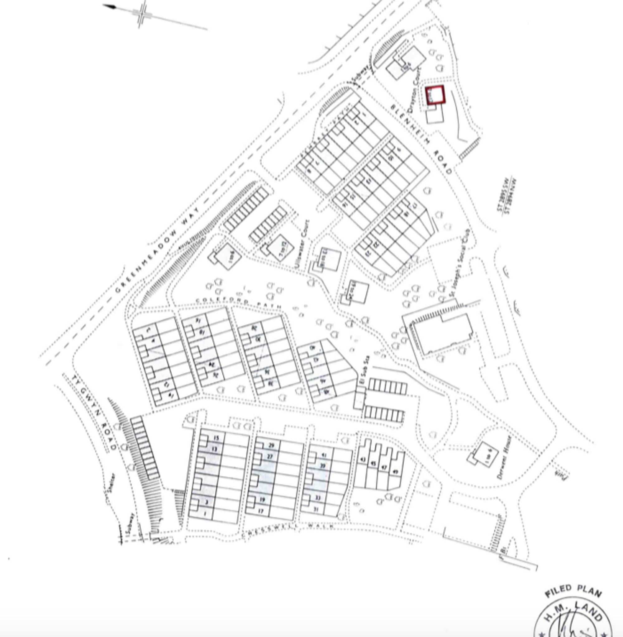 2 bed ground floor flat for sale in Drayton Court, Cwmbran - Property Floorplan