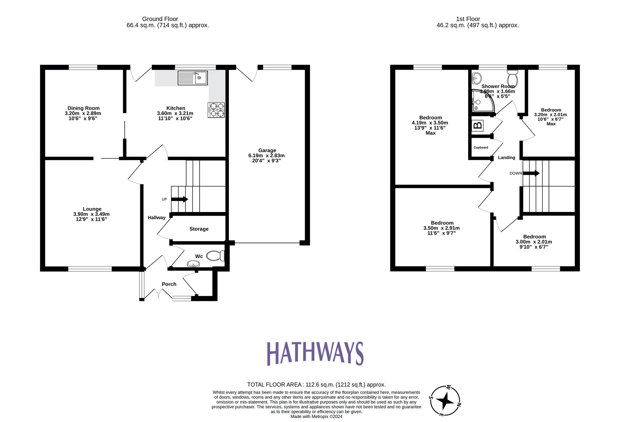 4 bed semi-detached house for sale in Trostrey, Cwmbran - Property Floorplan