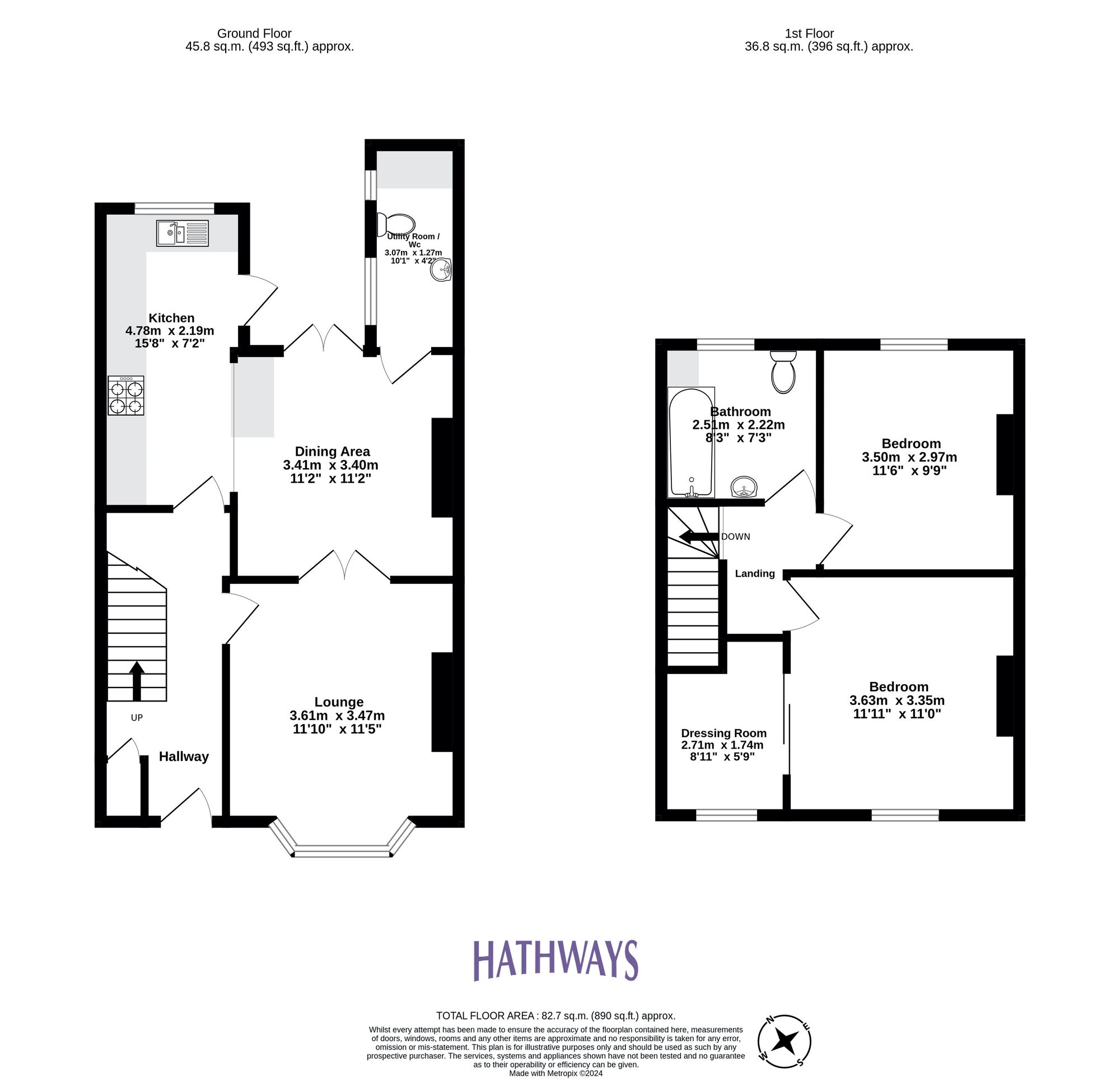 2 bed mid-terraced house for sale in Annesley Road, Newport - Property Floorplan