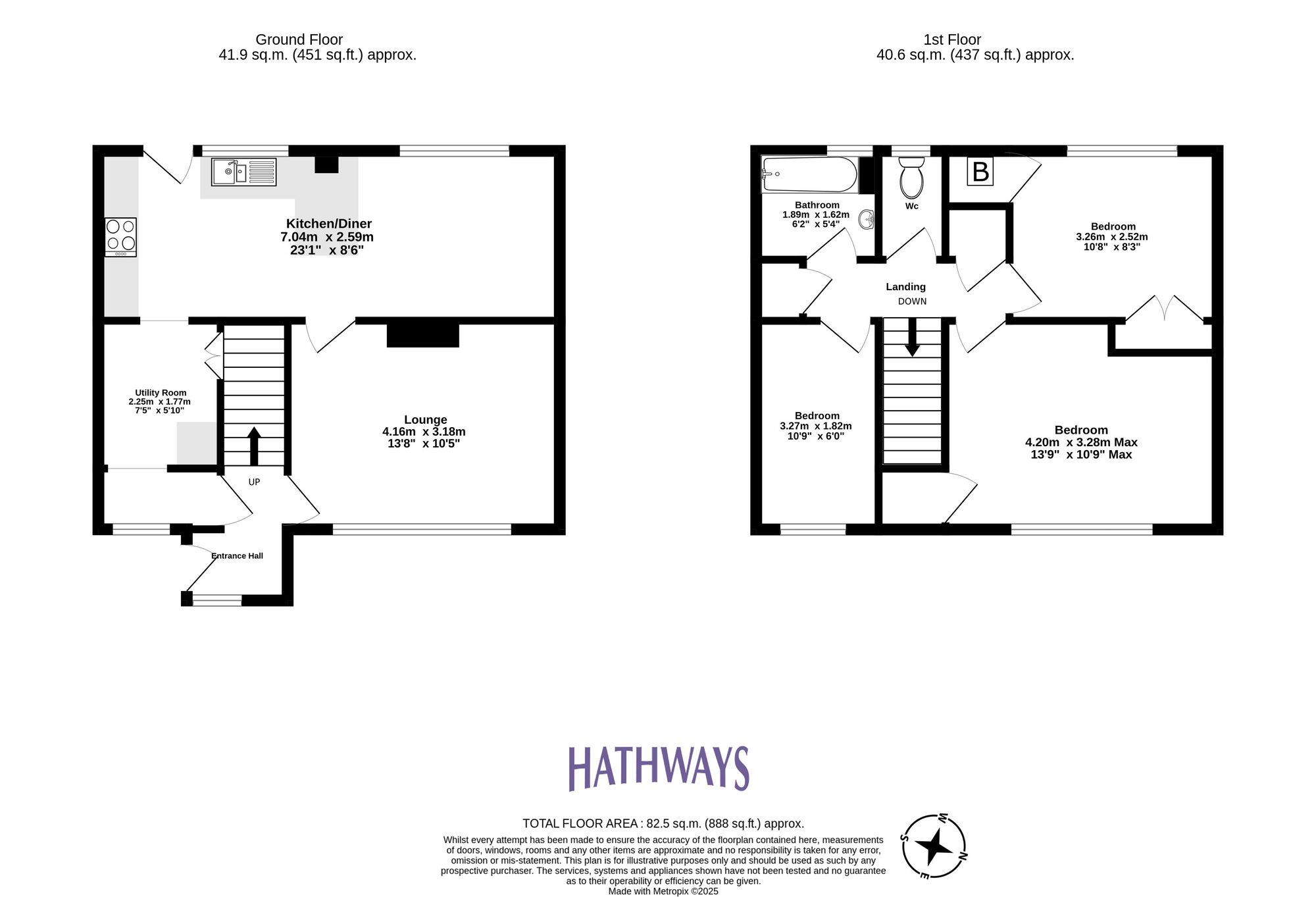 3 bed terraced house for sale in Manorbier Drive, Cwmbran - Property Floorplan