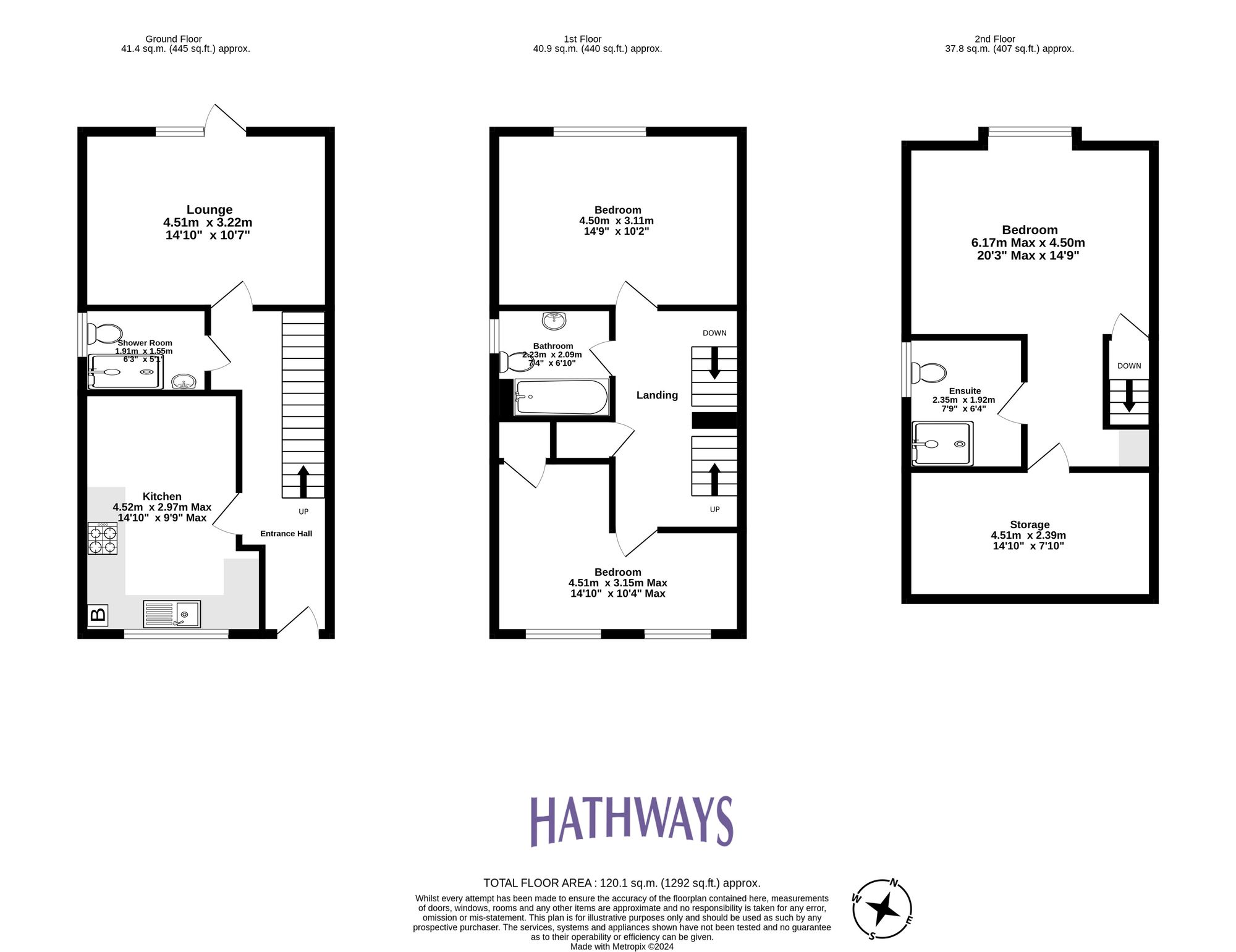 3 bed end of terrace house for sale in Clos Cae Nant, Cwmbran - Property Floorplan