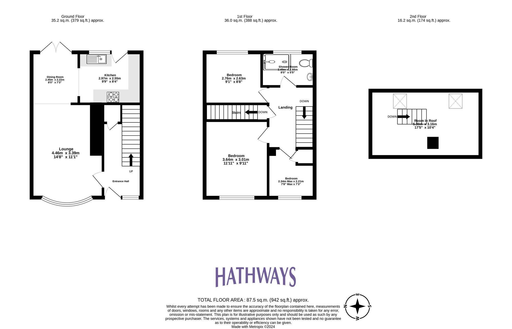 3 bed mid-terraced house for sale in Windsor Road, Cwmbran - Property Floorplan