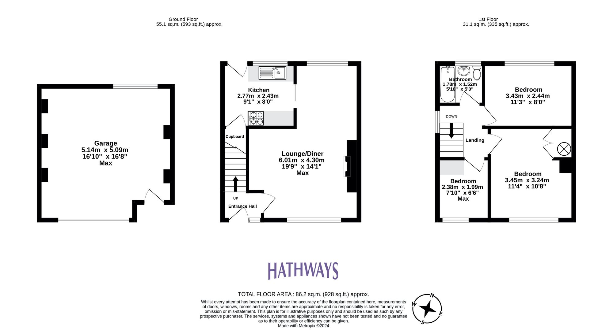 3 bed semi-detached house for sale in Berkeley Crescent, Pontypool - Property Floorplan