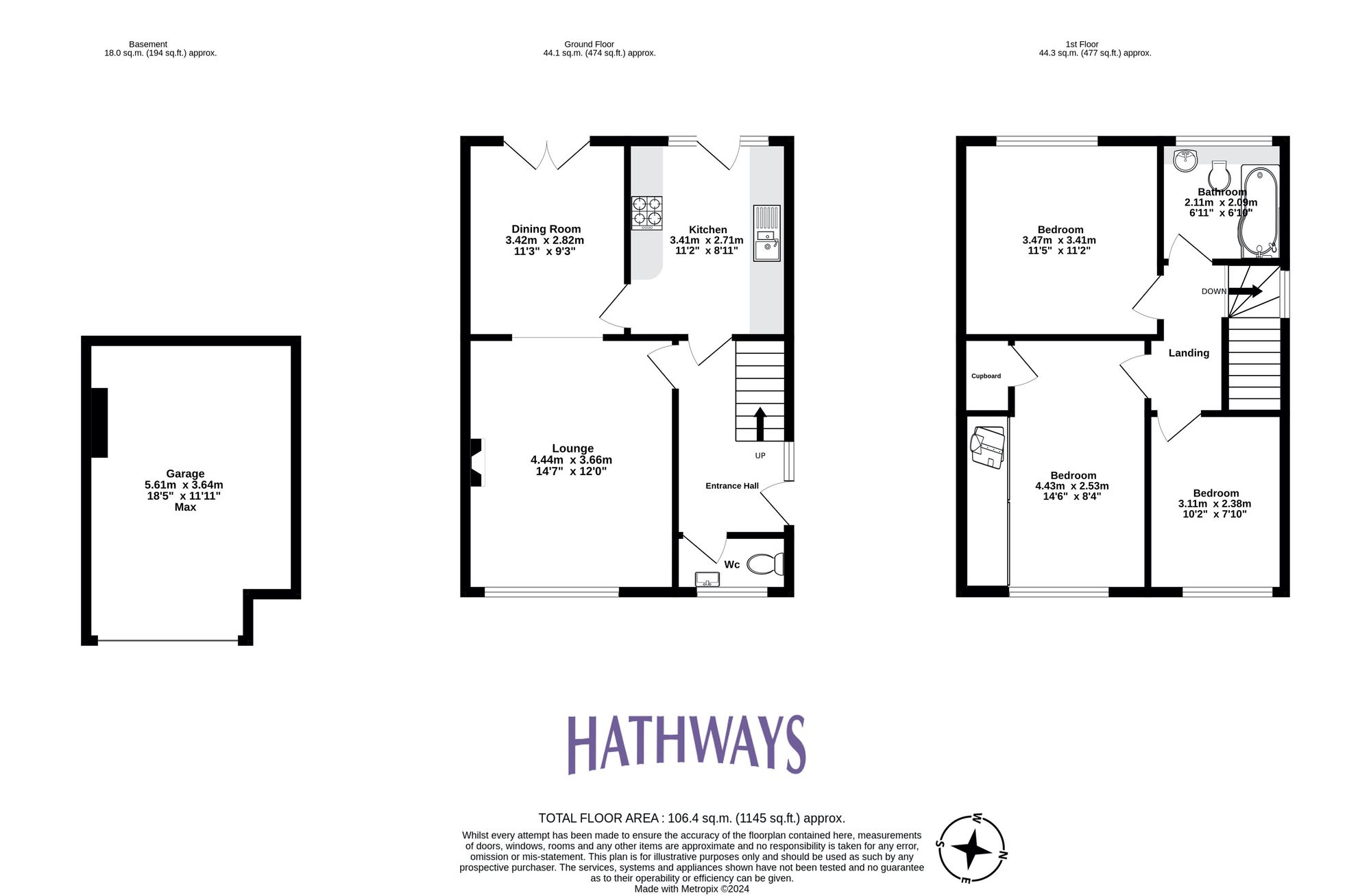 3 bed semi-detached house for sale in Brynheulog, Pontypool - Property Floorplan