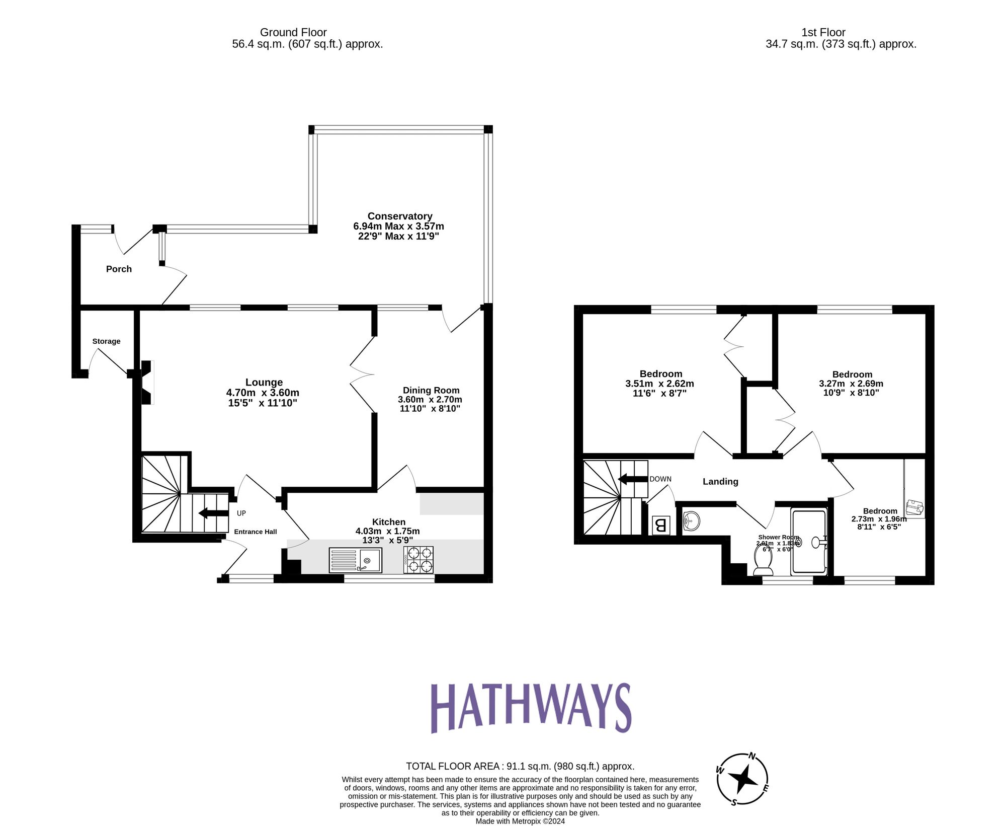 3 bed semi-detached house for sale in Greenfield Close, Cwmbran - Property Floorplan