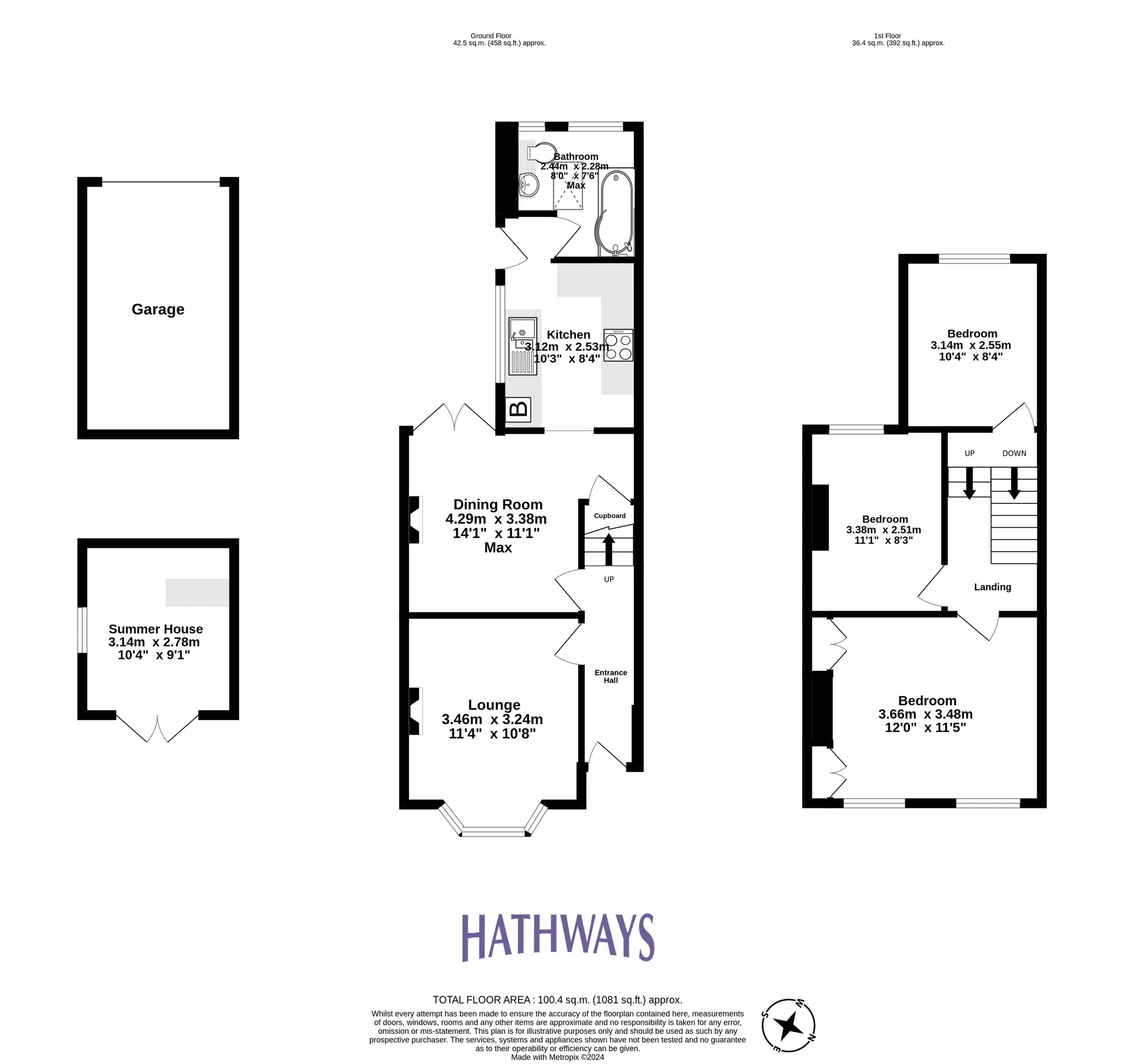 3 bed mid-terraced house for sale in Llantarnam Road, Cwmbran - Property Floorplan
