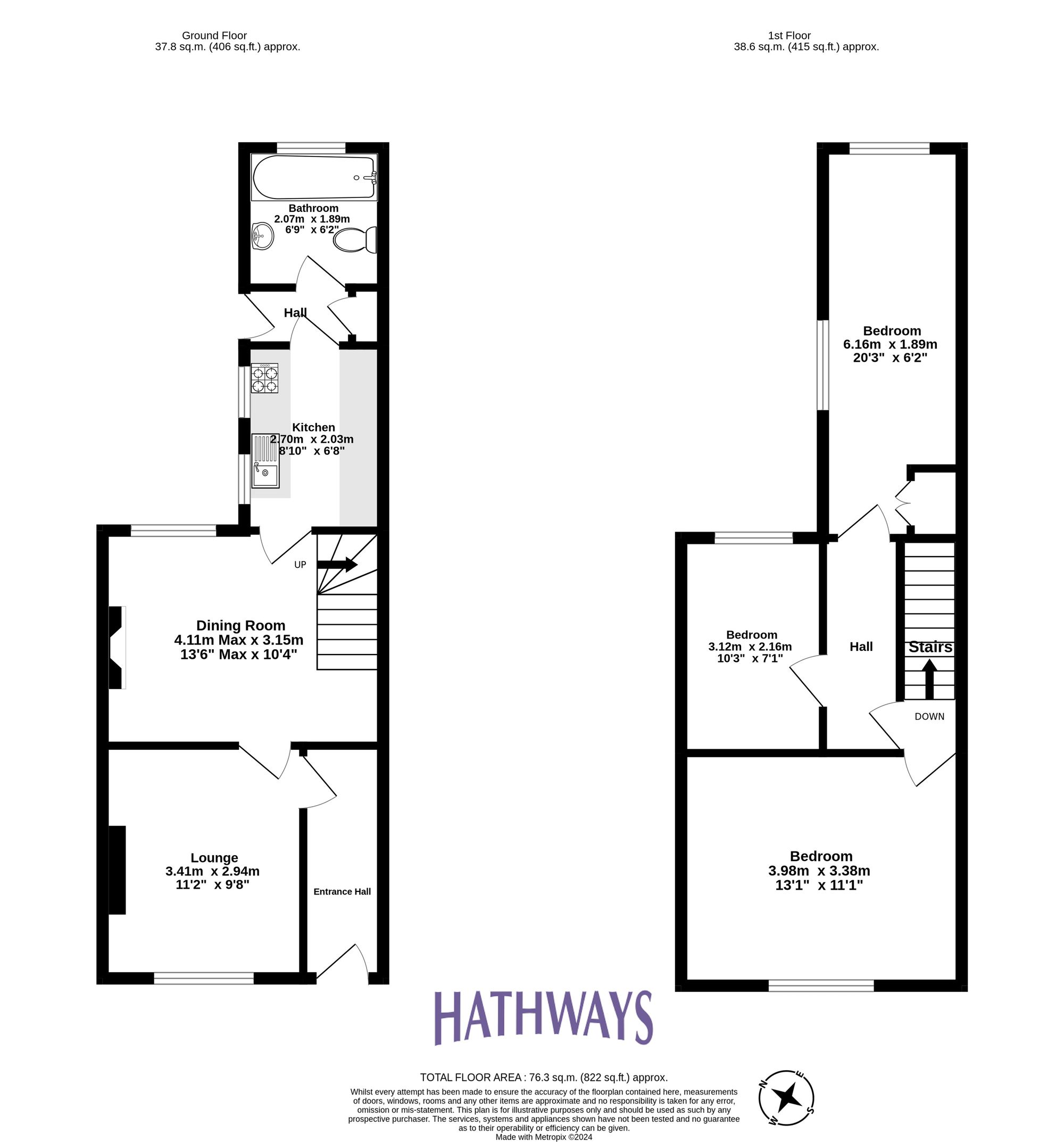 3 bed semi-detached house for sale in Picton Street, Pontypool - Property Floorplan