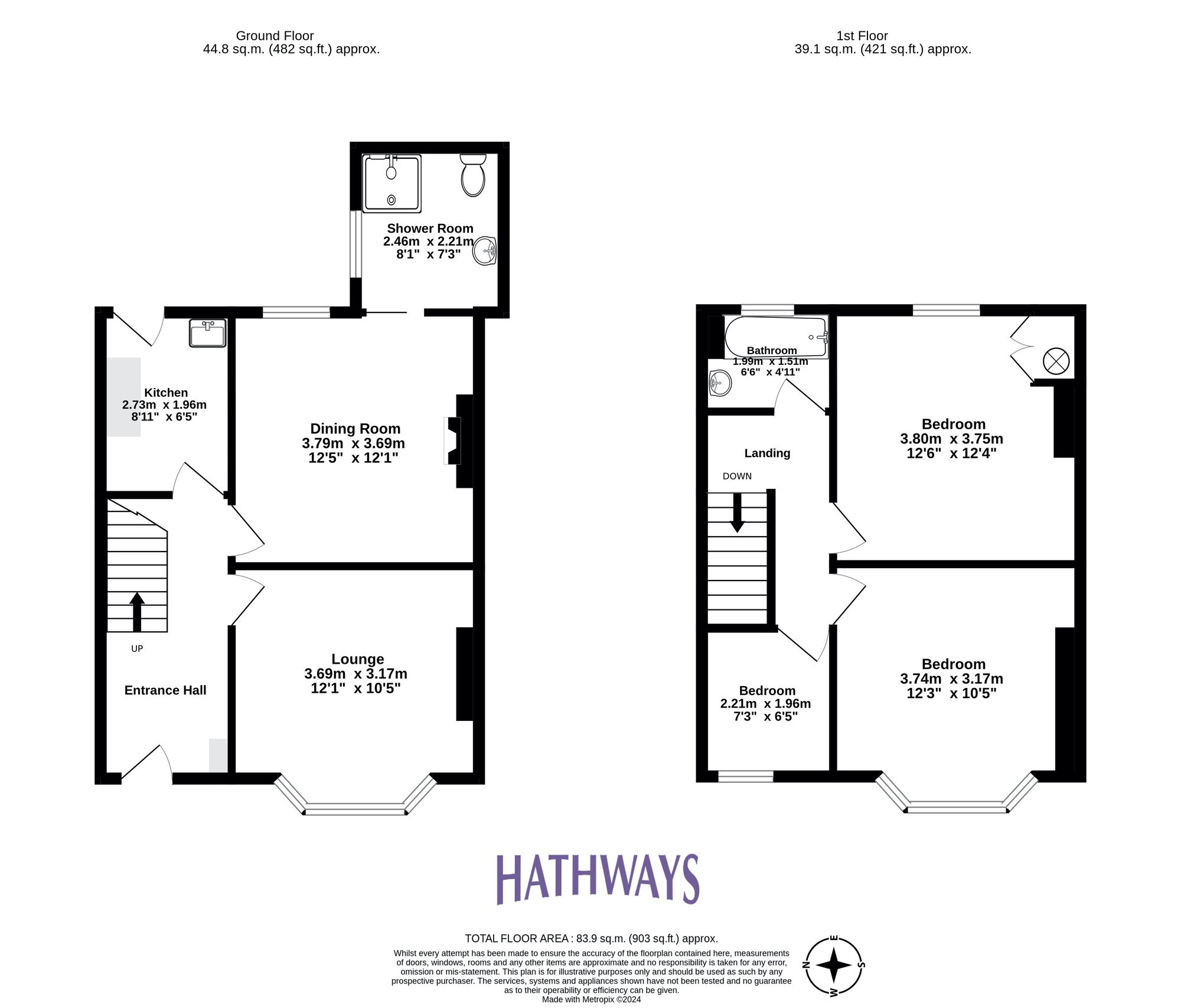 3 bed end of terrace house for sale in Rosslyn Road, Newport - Property Floorplan