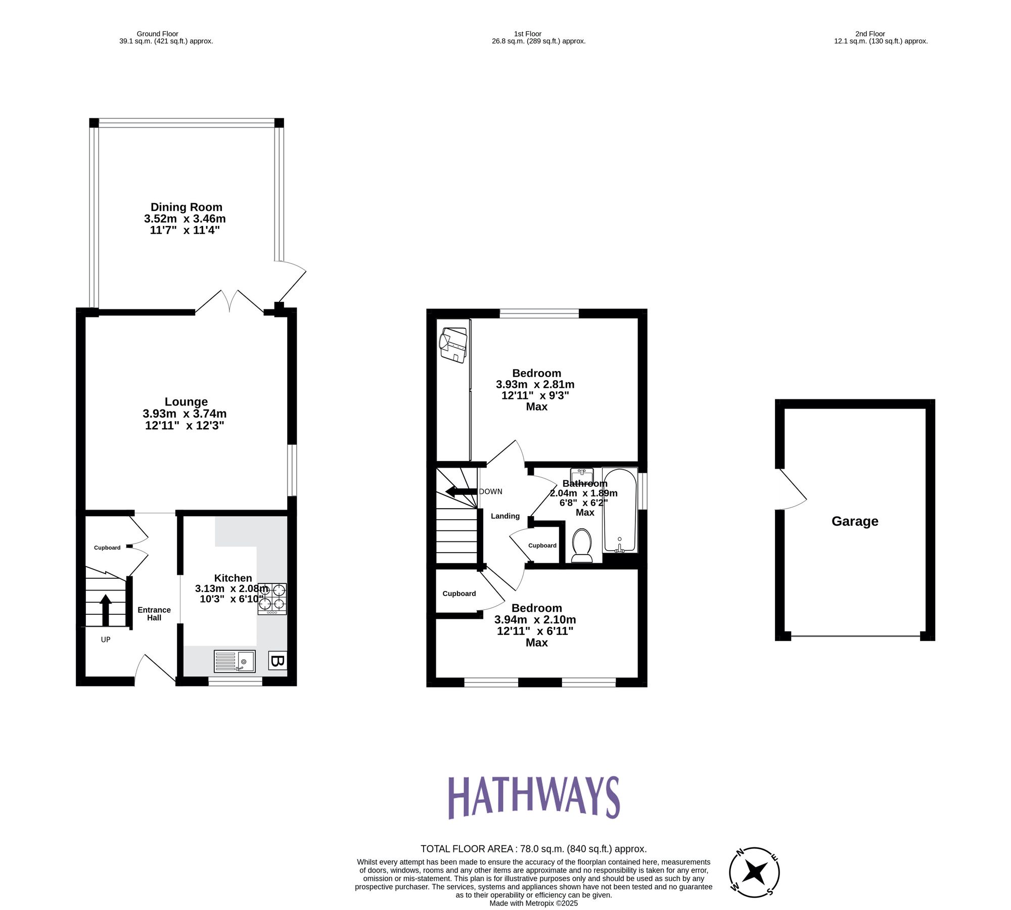 2 bed end of terrace house for sale in Pant Gwyn Close, Cwmbran - Property Floorplan