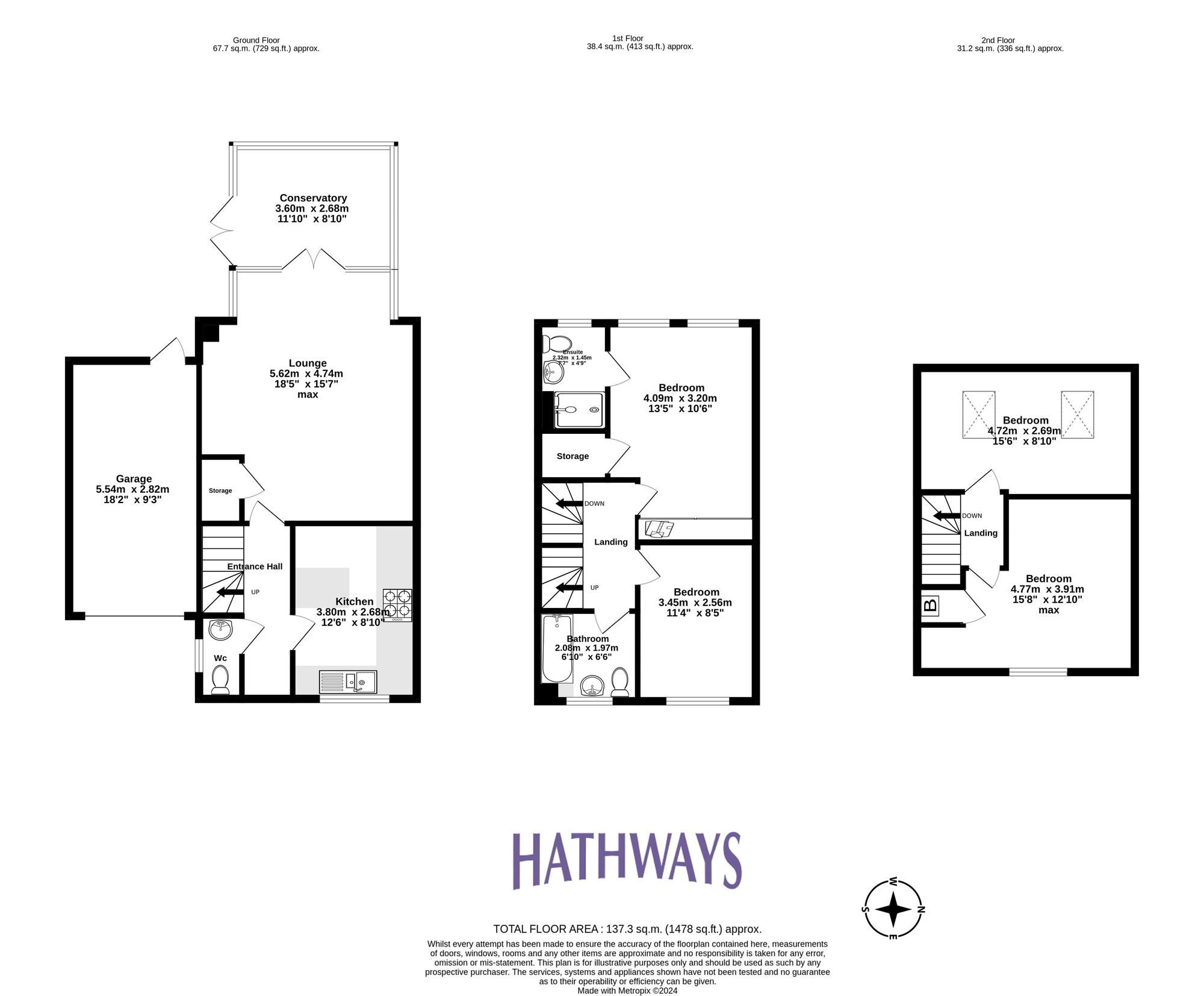 4 bed semi-detached town house for sale in Mill House Court, Cwmbran - Property Floorplan