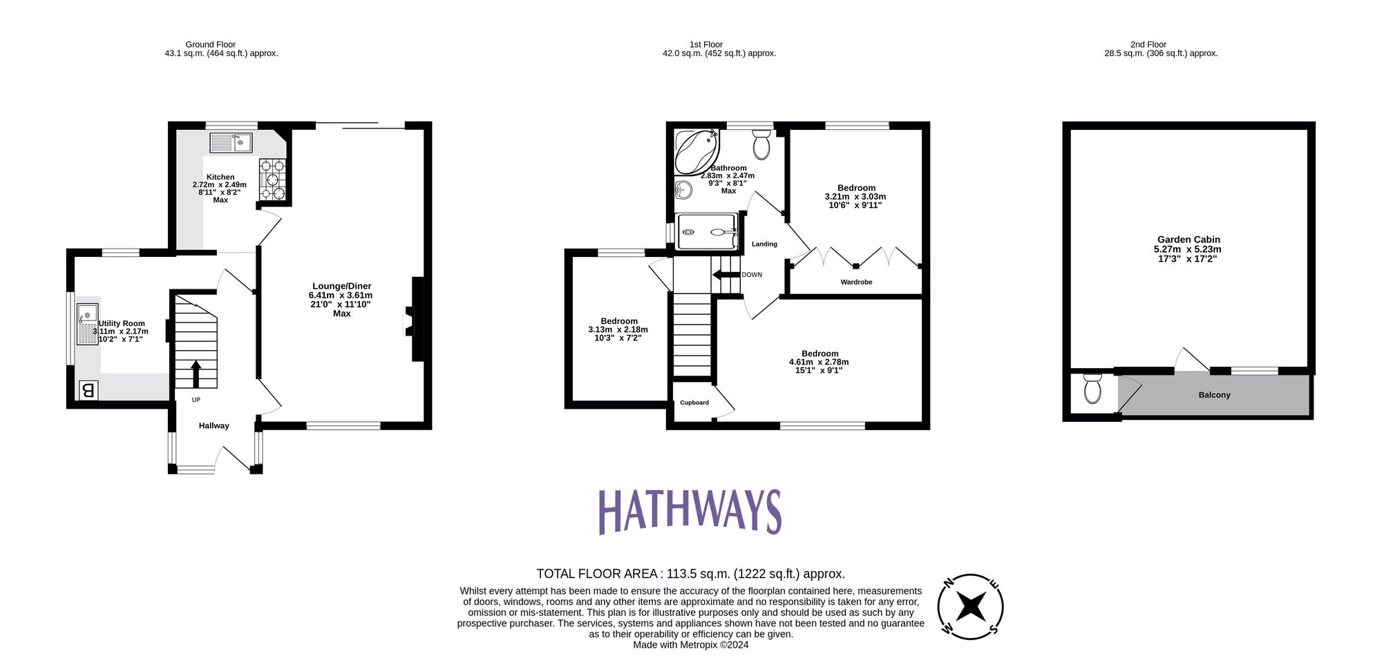 3 bed semi-detached house for sale in Caerwent Road, Cwmbran - Property Floorplan