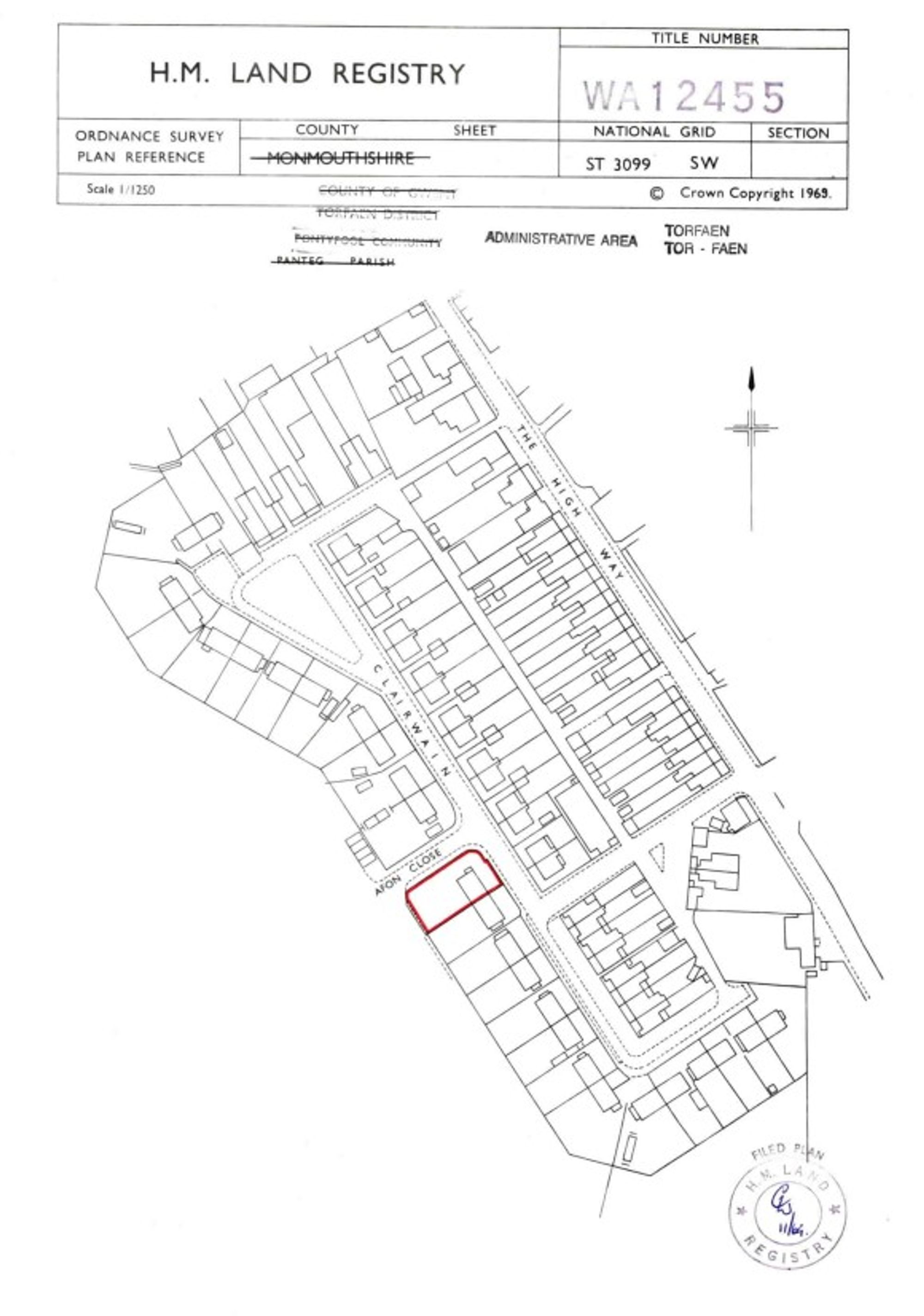 2 bed semi-detached bungalow for sale in Clairwain, Pontypool - Property Floorplan
