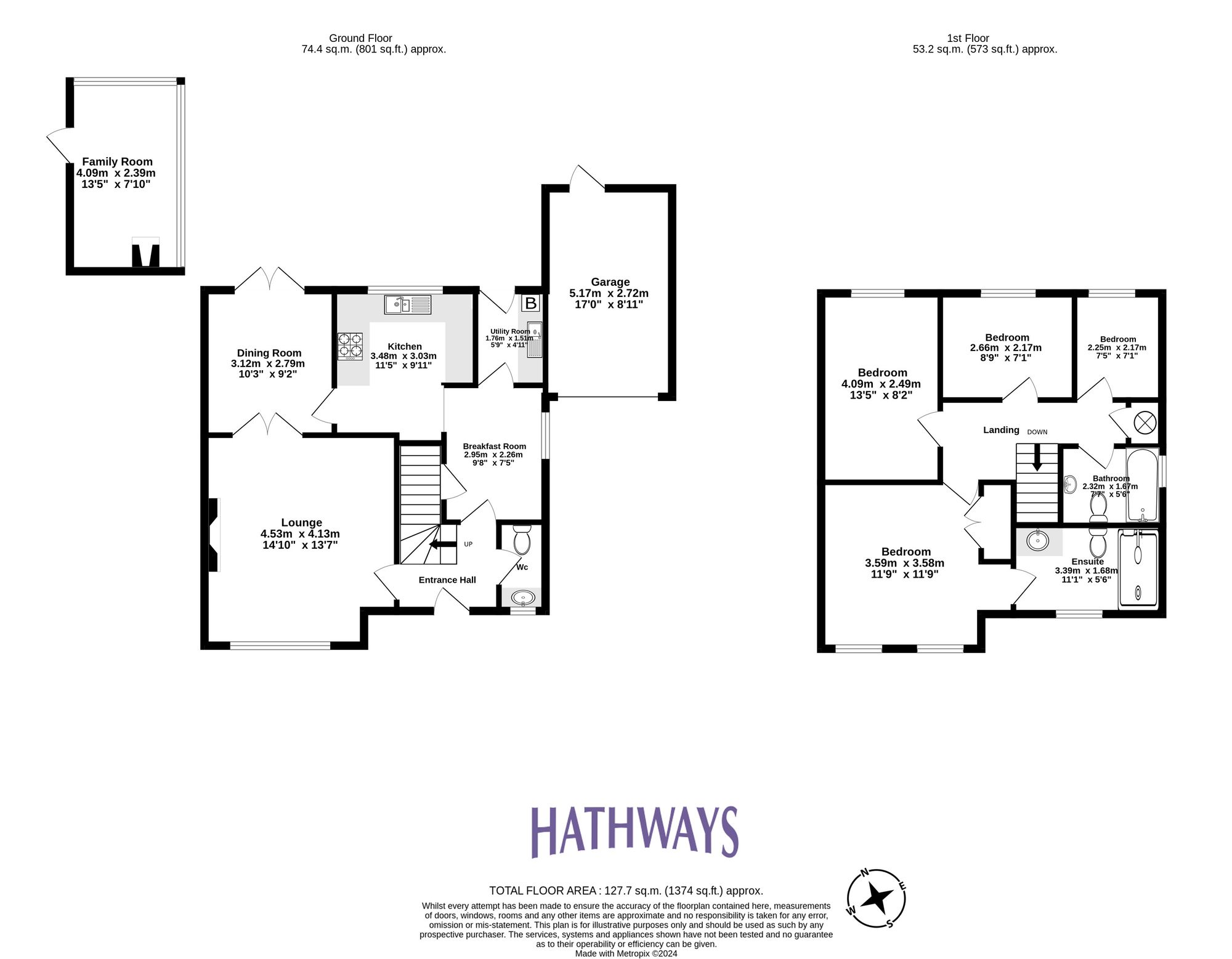 4 bed detached house for sale in Dorallt Way, Cwmbran - Property Floorplan