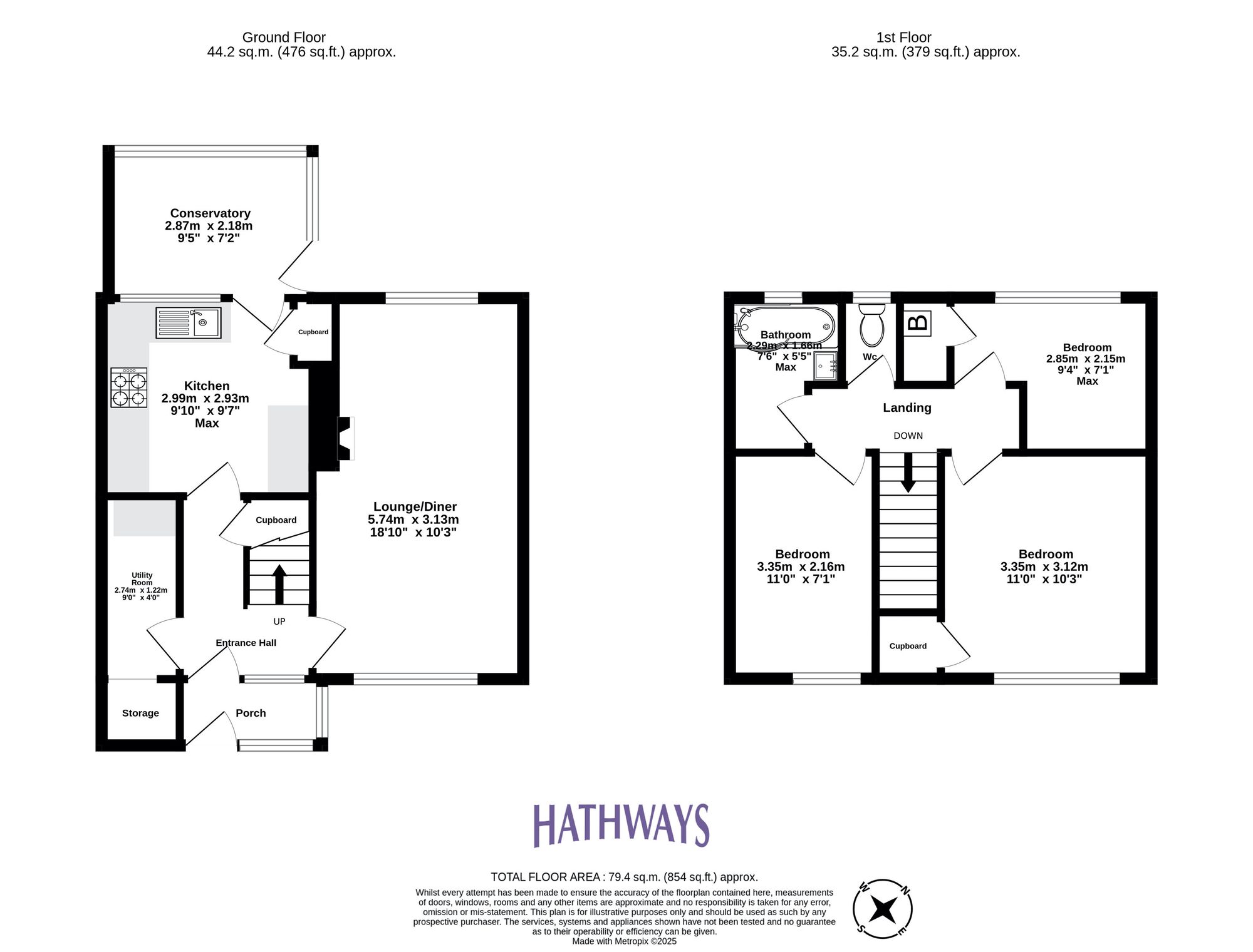 3 bed terraced house for sale in Bryncelyn Road, Cwmbran - Property Floorplan