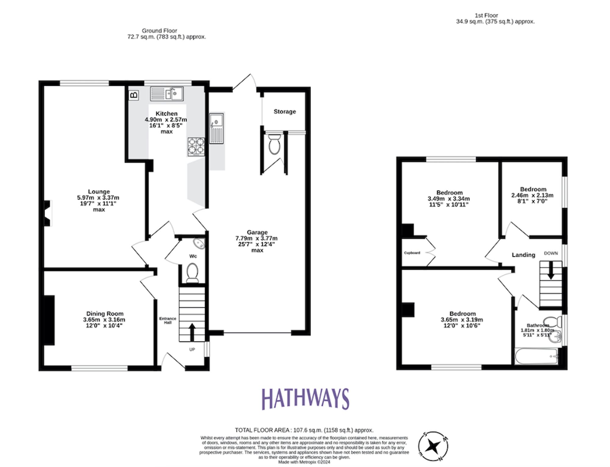 3 bed semi-detached house for sale in Station Road, Cwmbran - Property Floorplan