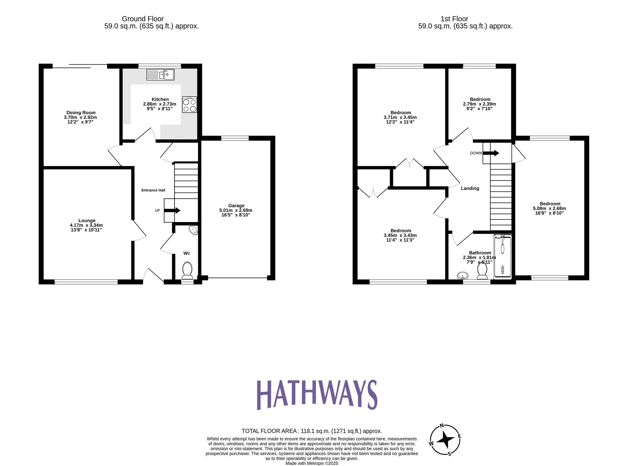 4 bed detached house for sale in Arundel Close, Cwmbran - Property Floorplan