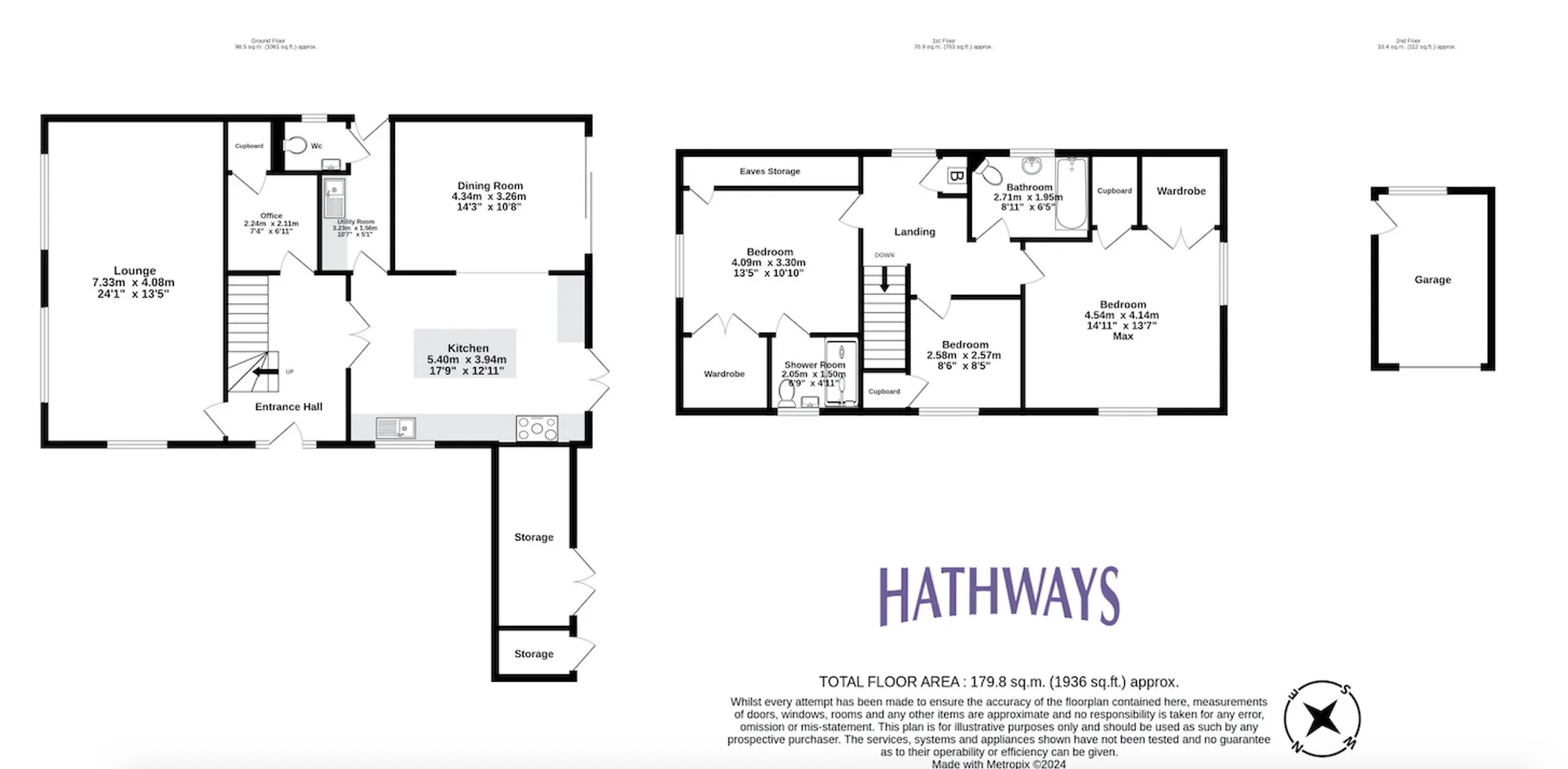 3 bed detached house for sale in Pettingale Road, Cwmbran - Property Floorplan
