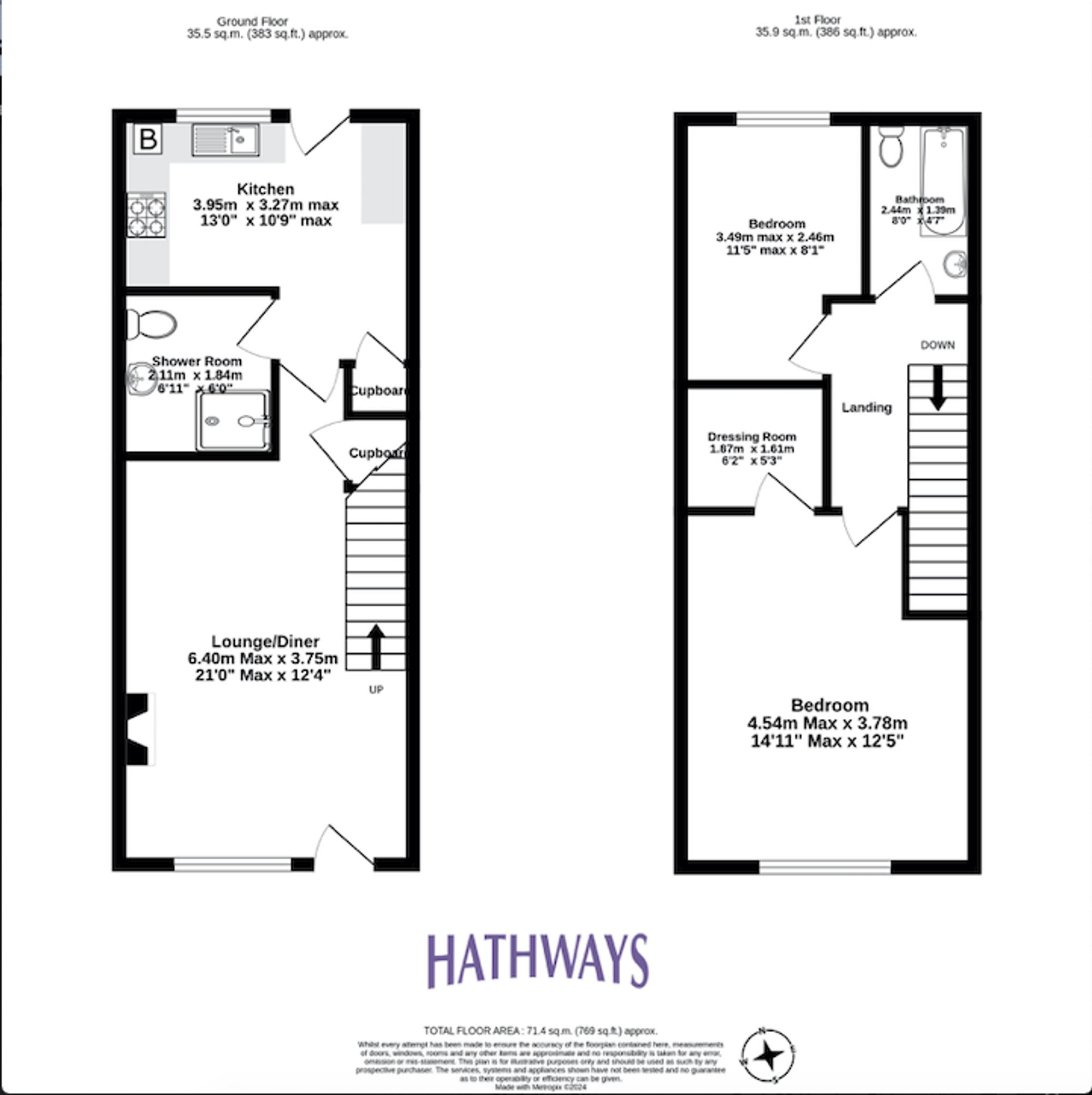 2 bed end of terrace house for sale in Market Street, Pontypool - Property Floorplan