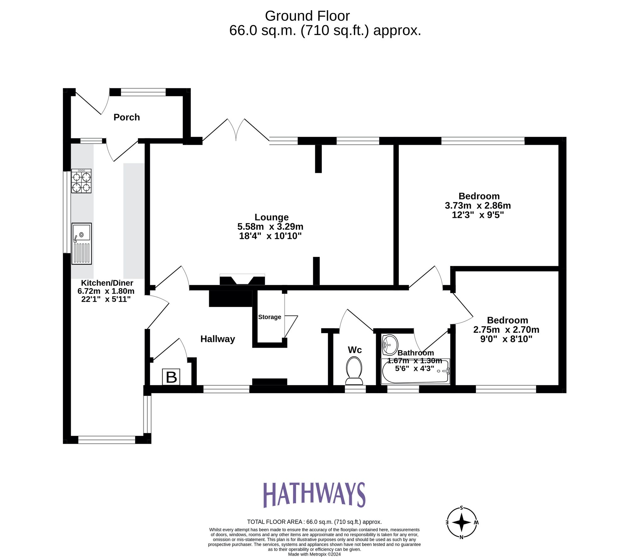 2 bed house for sale in Clarewain, Pontypool - Property Floorplan