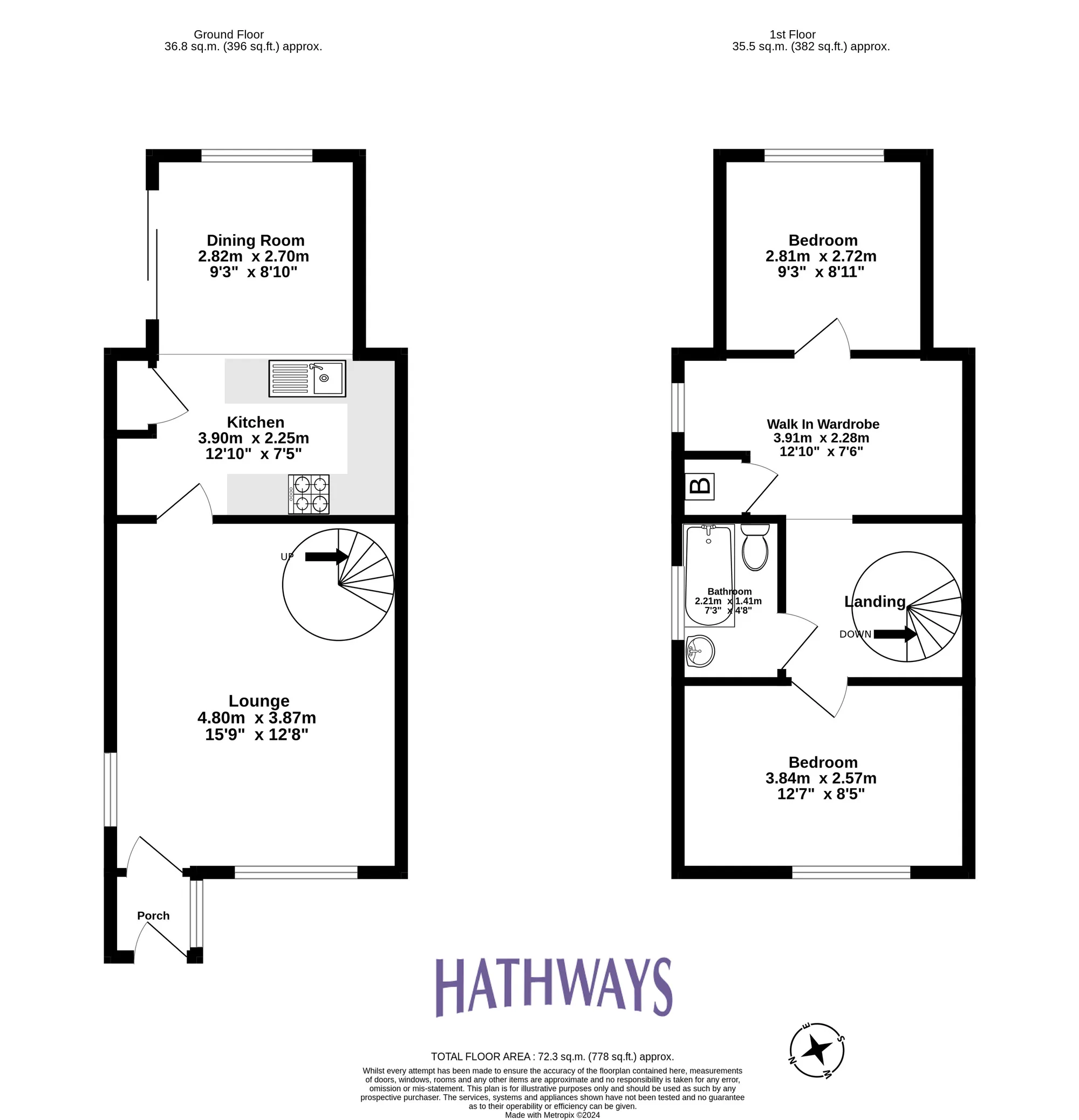 2 bed semi-detached house for sale in Open Hearth Close, Pontypool - Property Floorplan