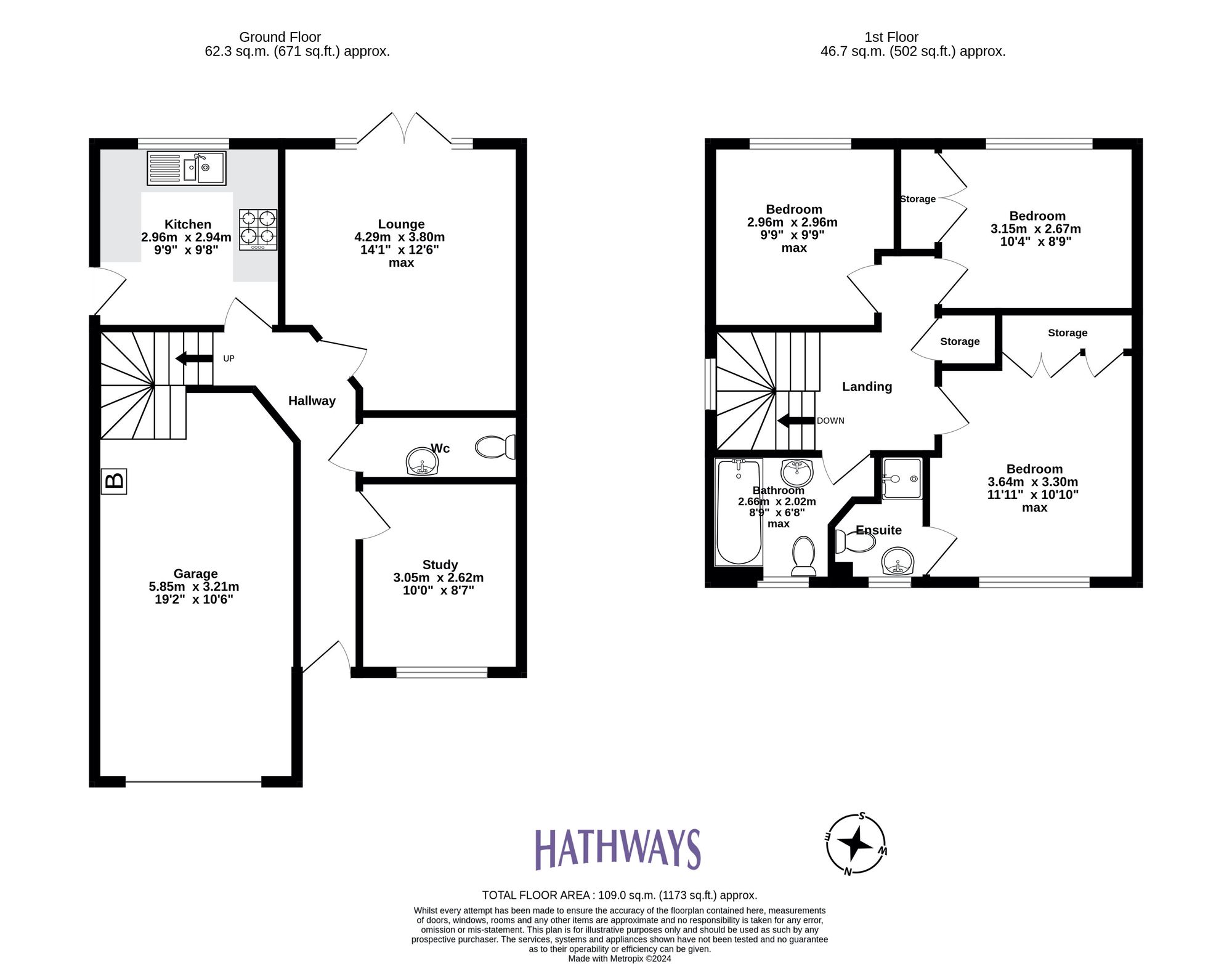 3 bed detached house for sale in Coed Y Garn, Cwmbran - Property Floorplan