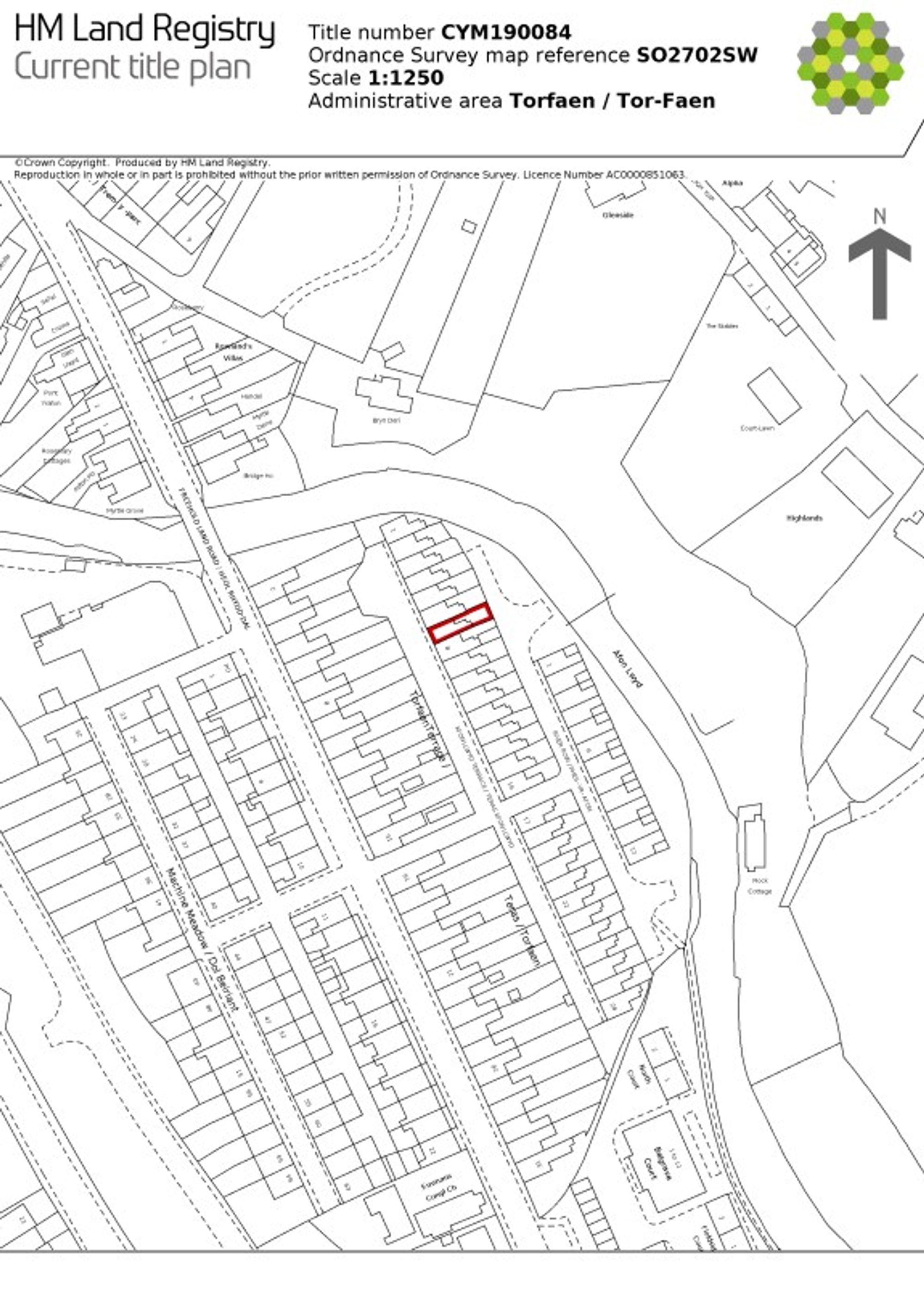 2 bed mid-terraced house for sale in Afon Llwyd Terrace, Pontypool - Property Floorplan
