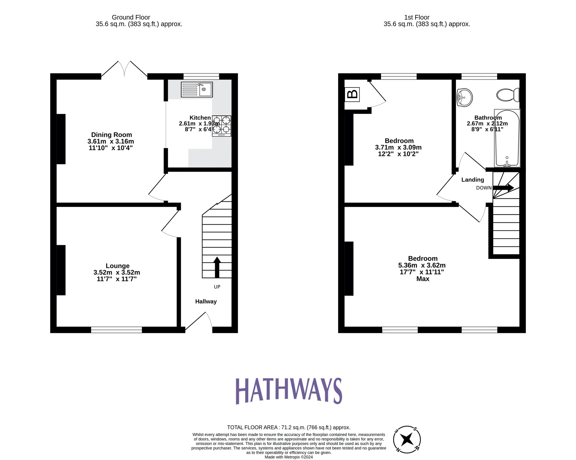 2 bed terraced house for sale in St. Julian Street, Newport - Property Floorplan