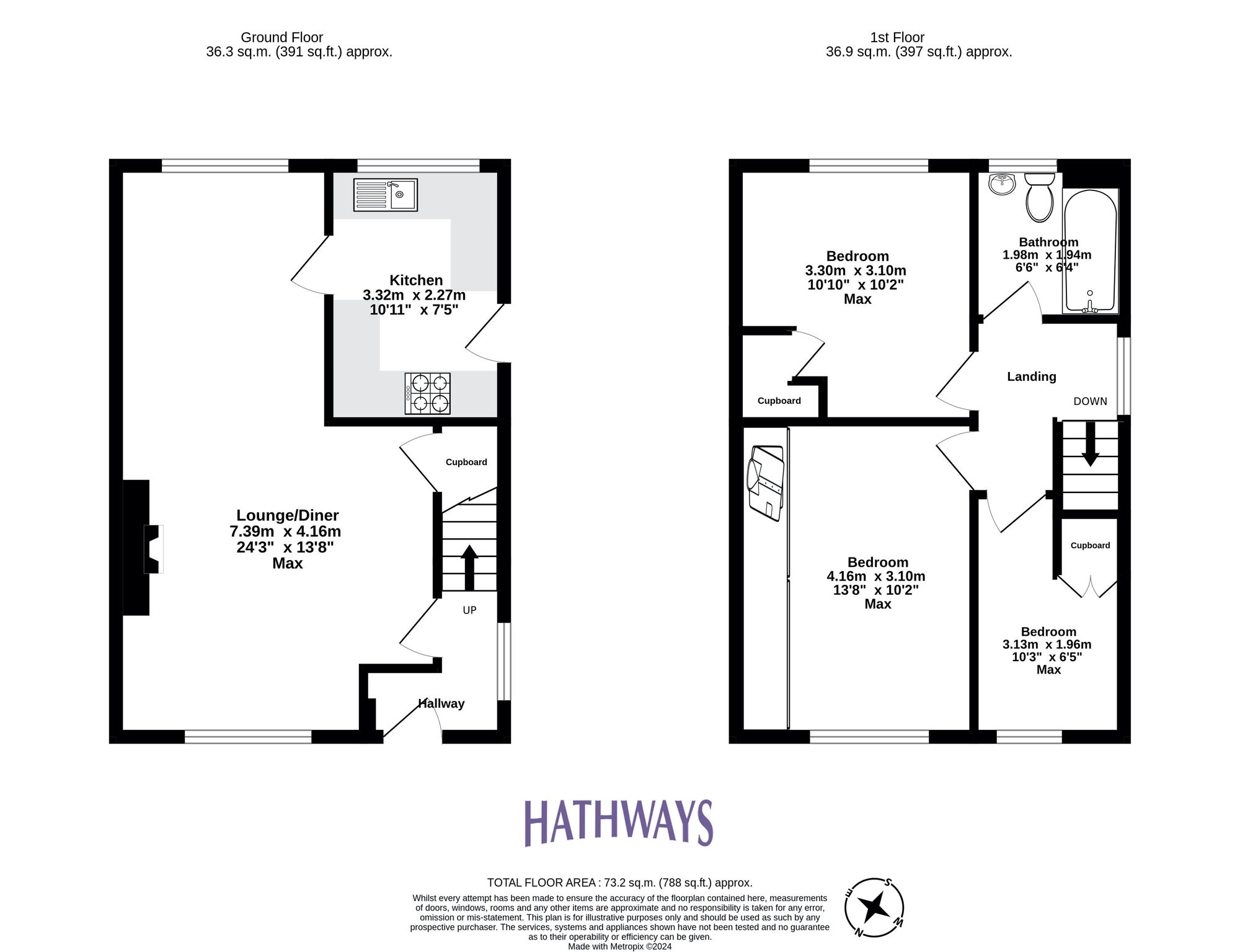 3 bed semi-detached house for sale in Willow Green, Newport - Property Floorplan