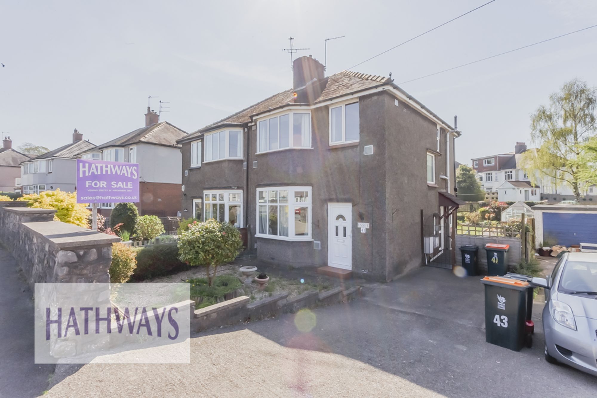 3 bed semi-detached house for sale in Glasllwch Crescent, Newport, NP20