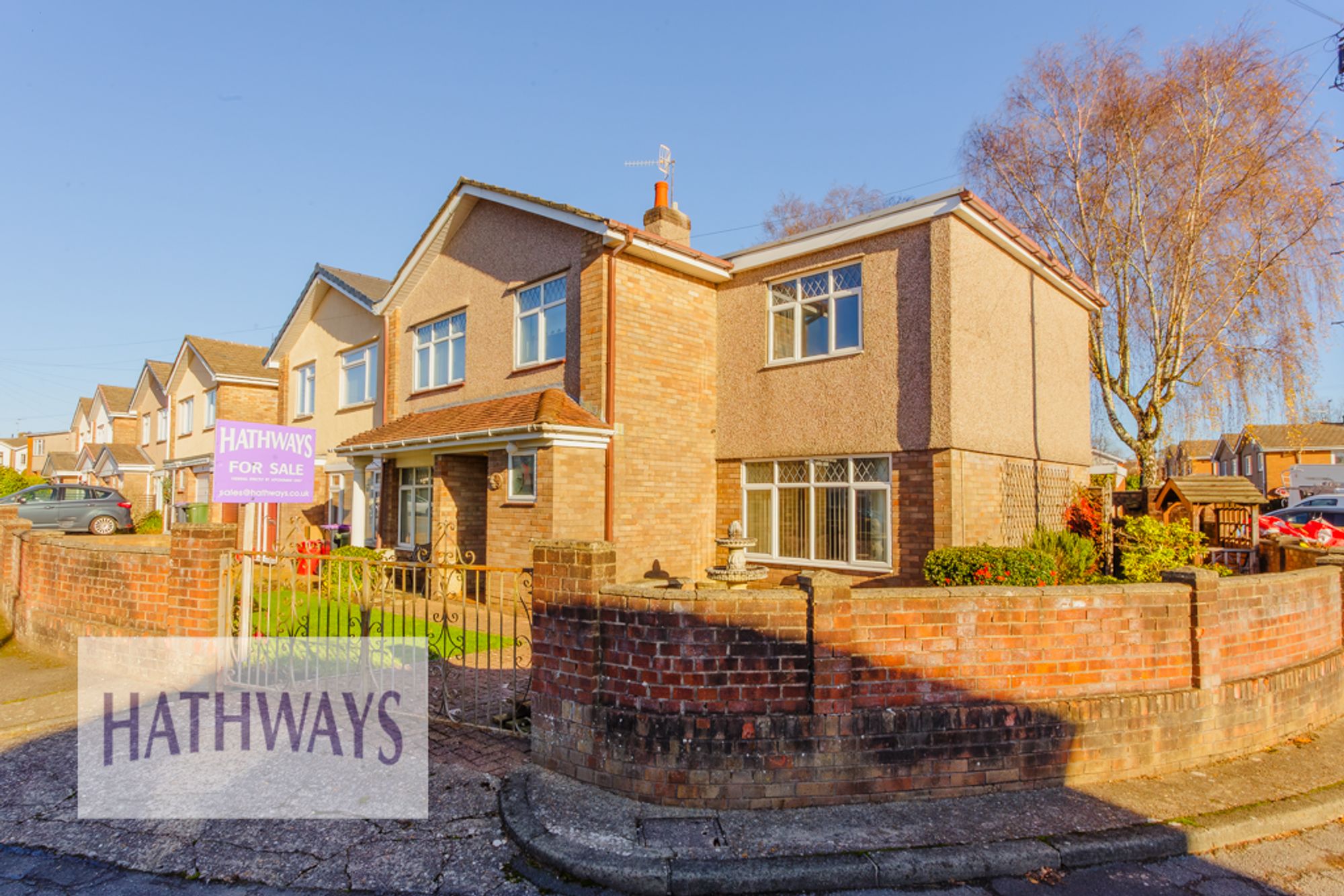 4 bed semi-detached house for sale in Llandegveth Close, Cwmbran - Property Image 1