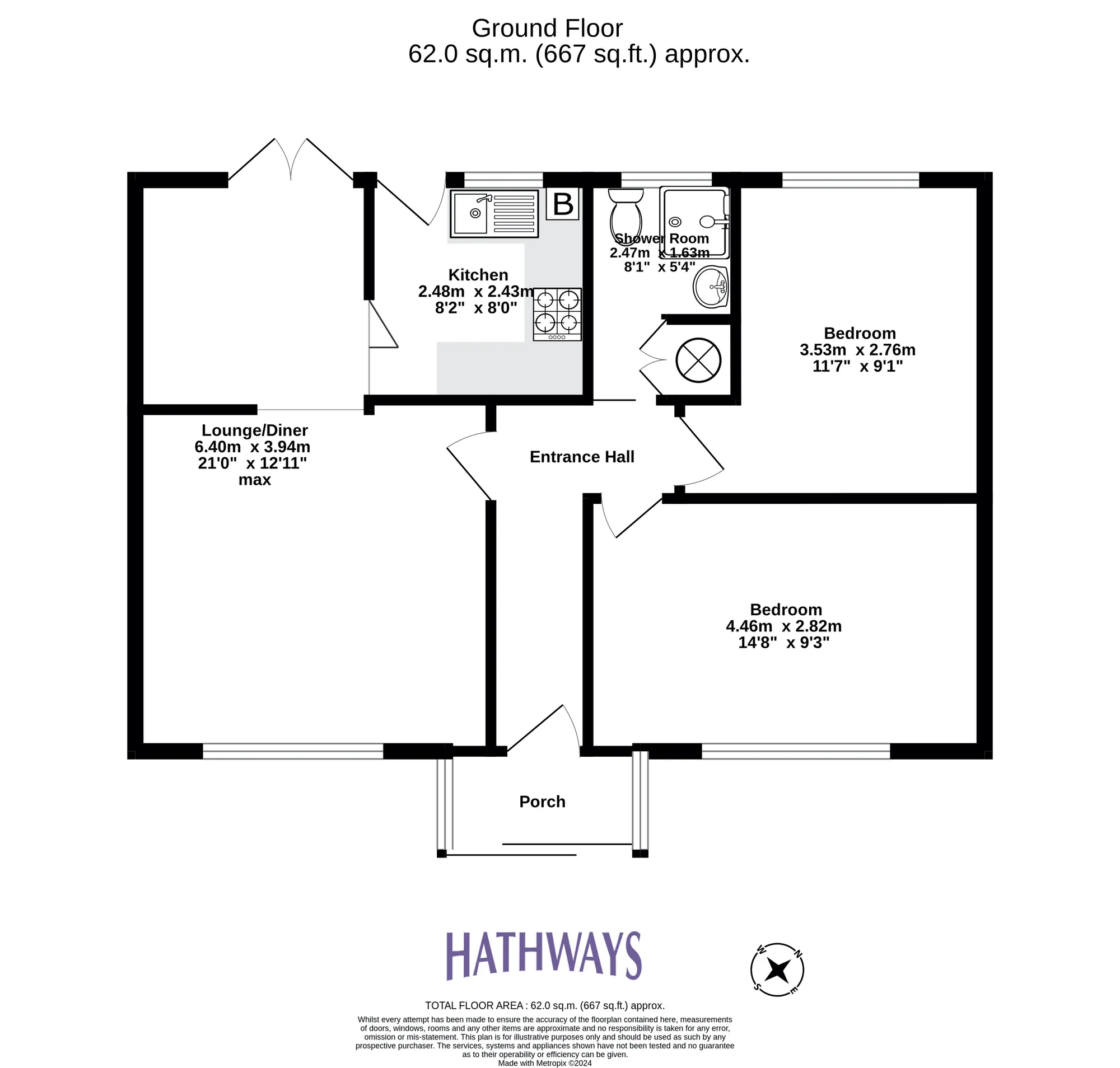 2 bed semi-detached bungalow for sale in Gainsborough Close, Cwmbran  - Property Image 2