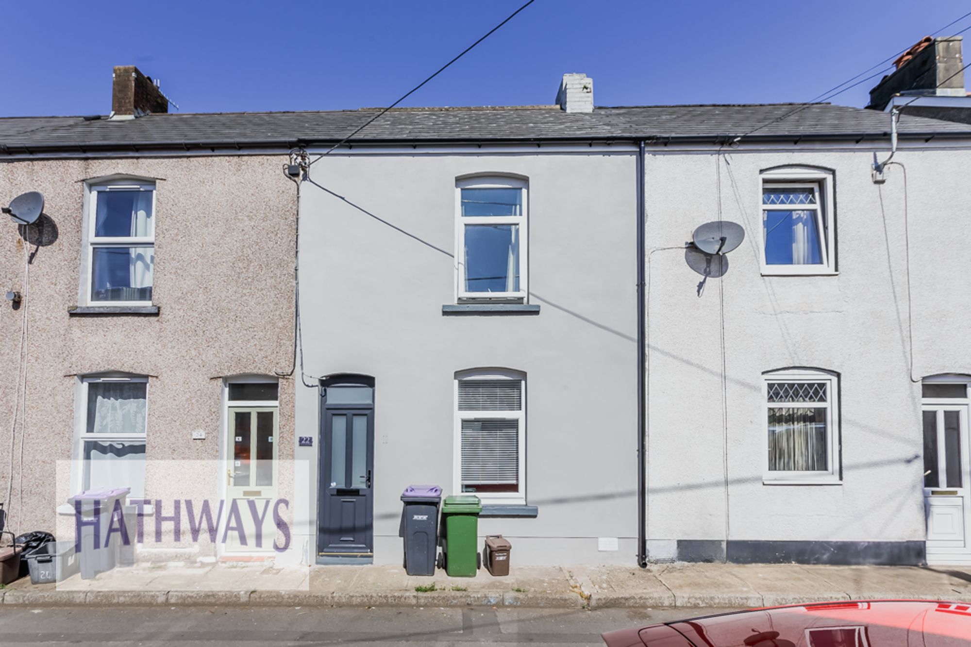 2 bed terraced house for sale in Gladstone Place, Pontypool - Property Image 1