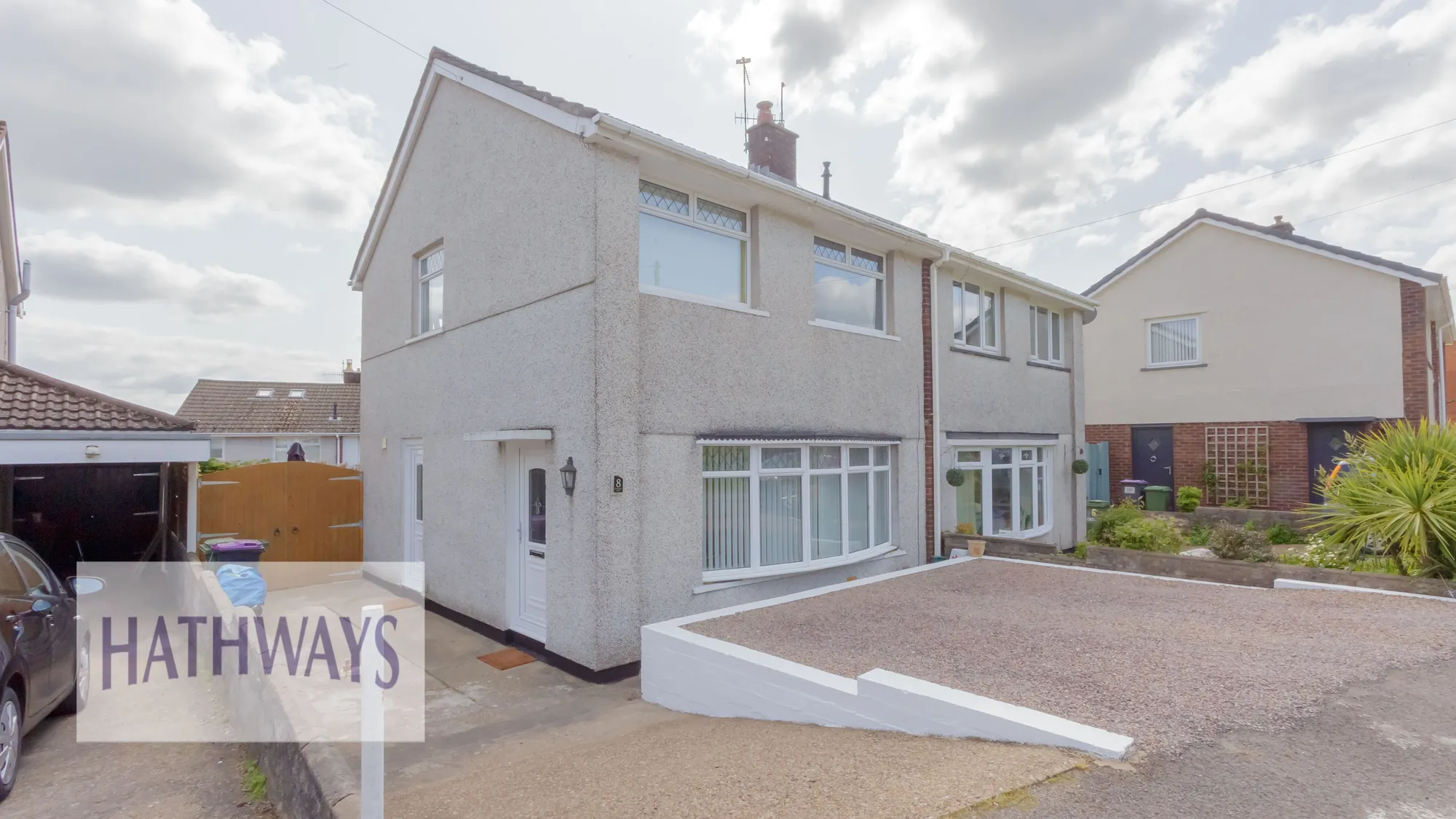 3 bed semi-detached house for sale in Thornhill Close, Cwmbran - Property Image 1