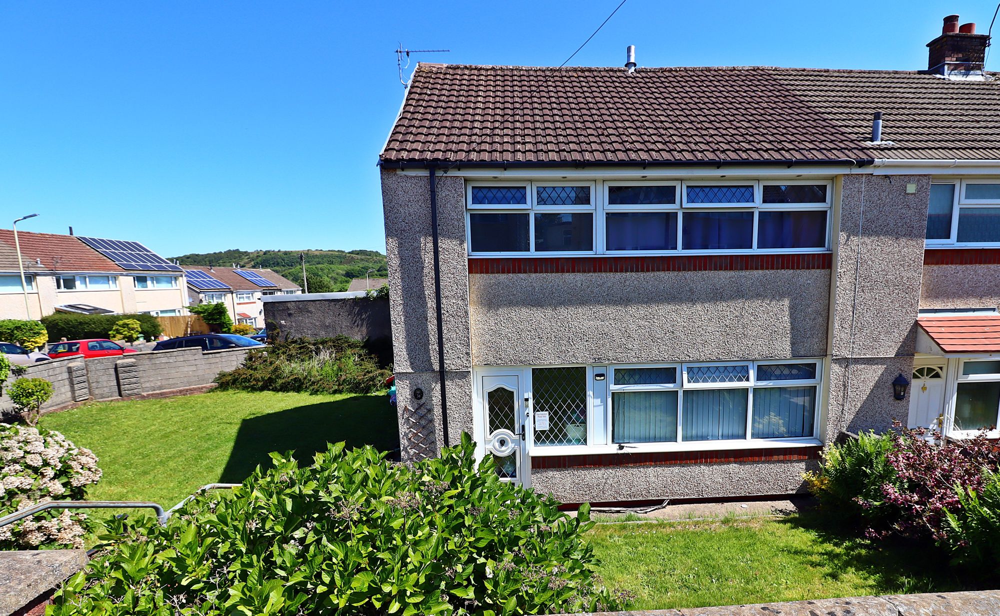 3 bed semi-detached house for sale in Moorland Crescent, Pontypridd  - Property Image 1
