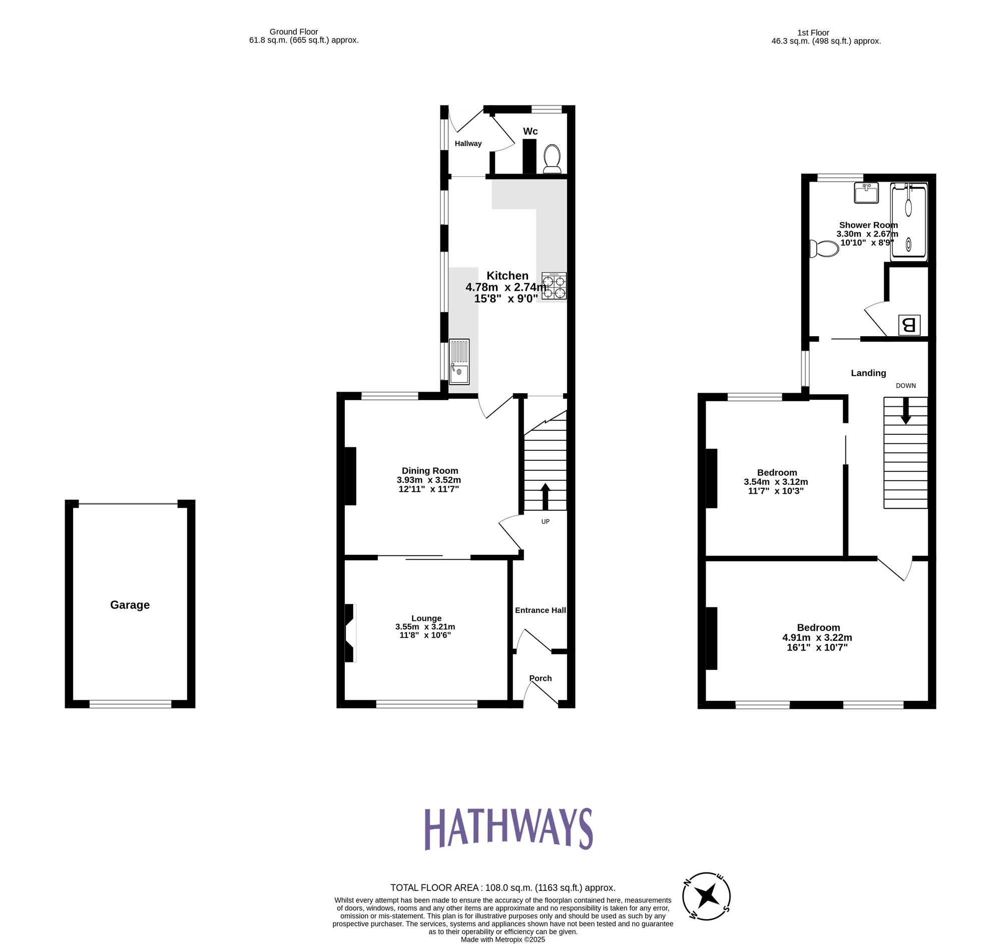 2 bed mid-terraced house for sale in Herberts Road, Pontypool 1