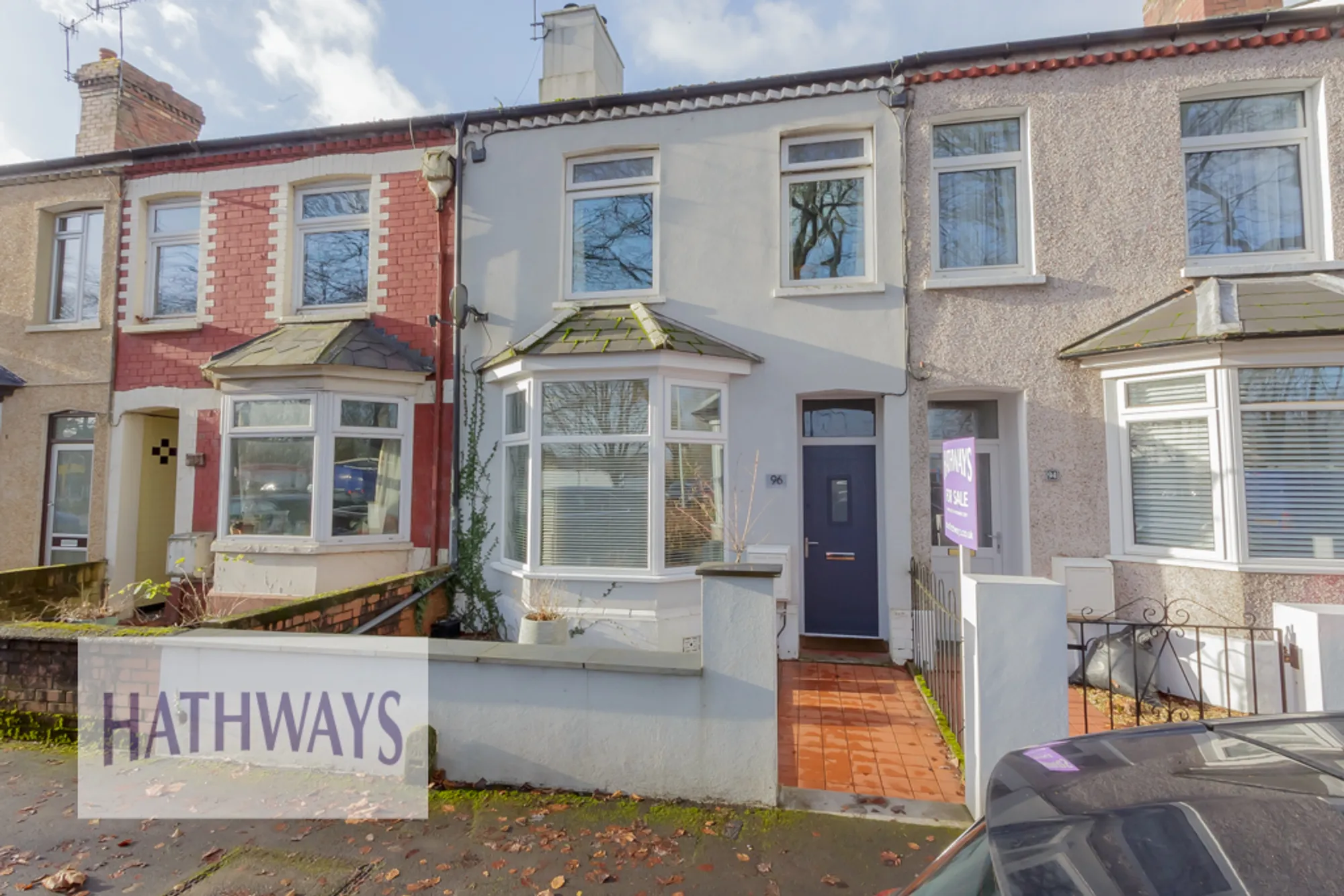 3 bed mid-terraced house for sale in Llantarnam Road, Cwmbran - Property Image 1