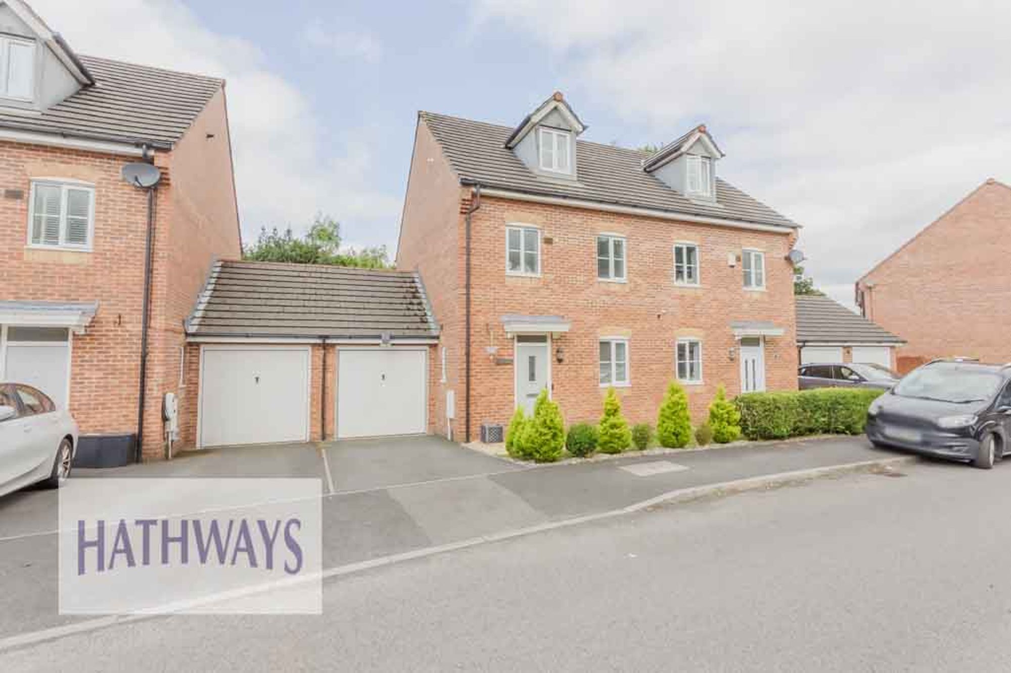 4 bed semi-detached town house for sale in Mill House Court, Cwmbran  - Property Image 1