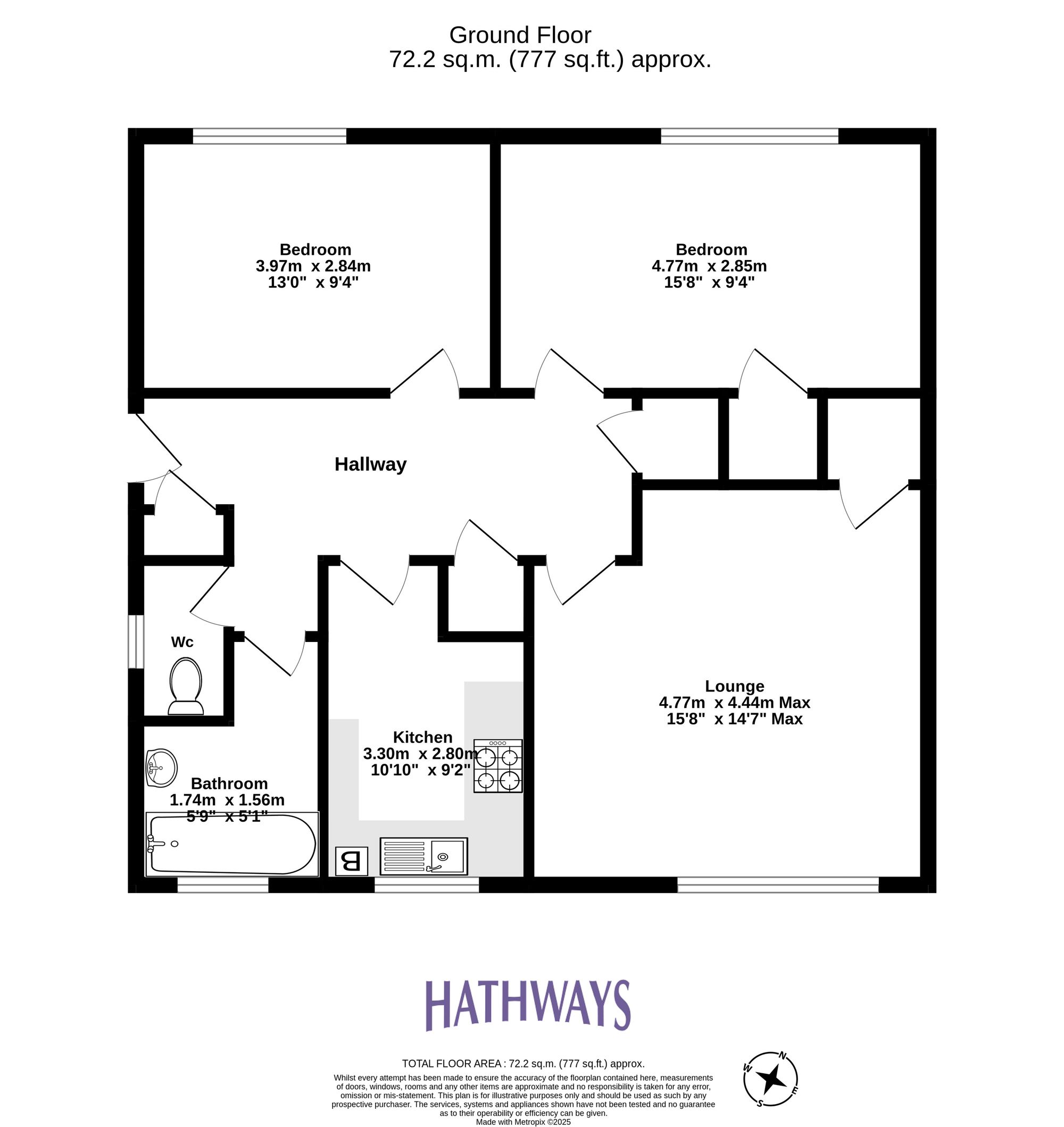 2 bed flat for sale in Kemys Fawr Close, Pontypool 1