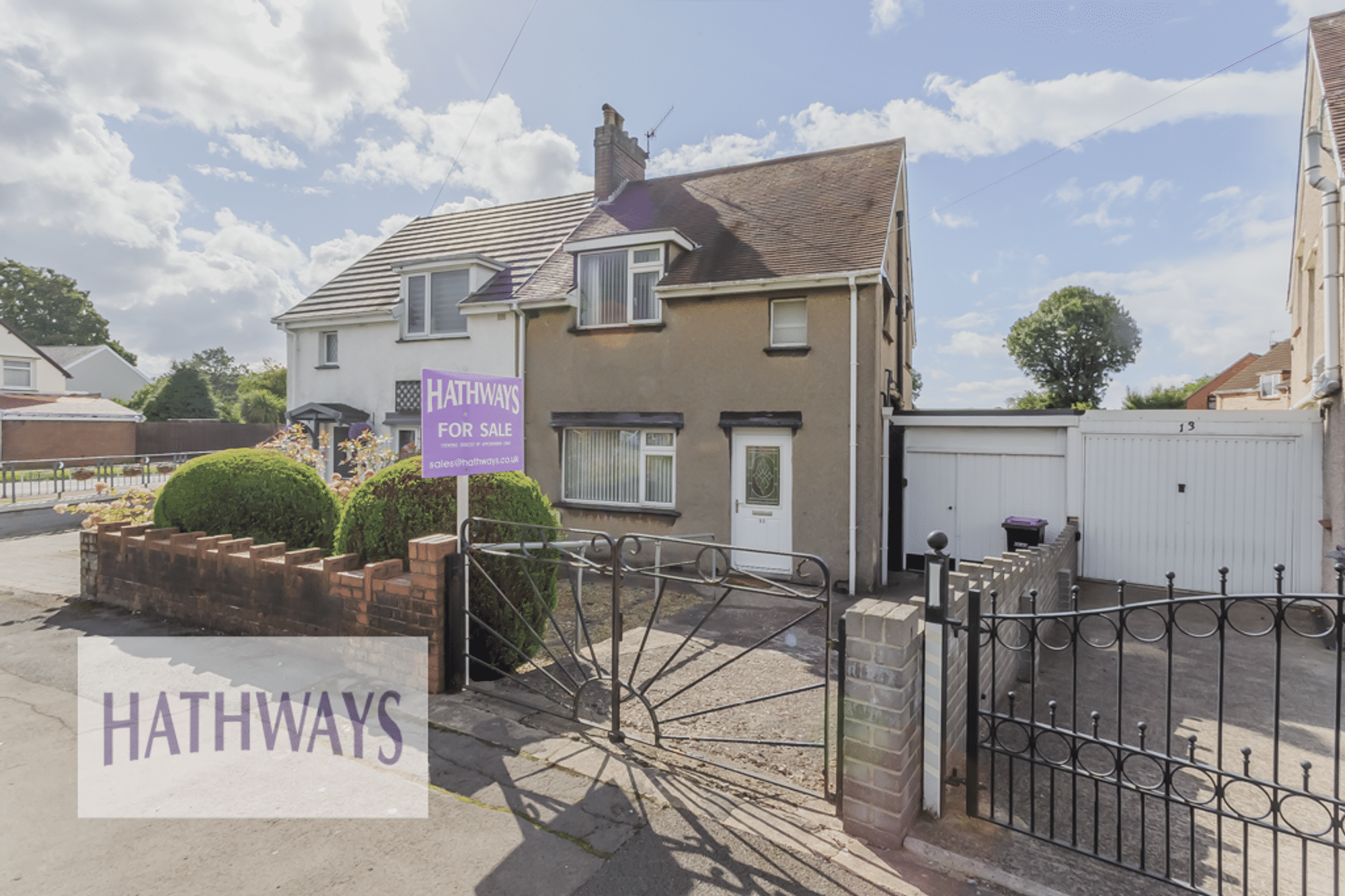 3 bed semi-detached house for sale in Station Road, Cwmbran  - Property Image 1